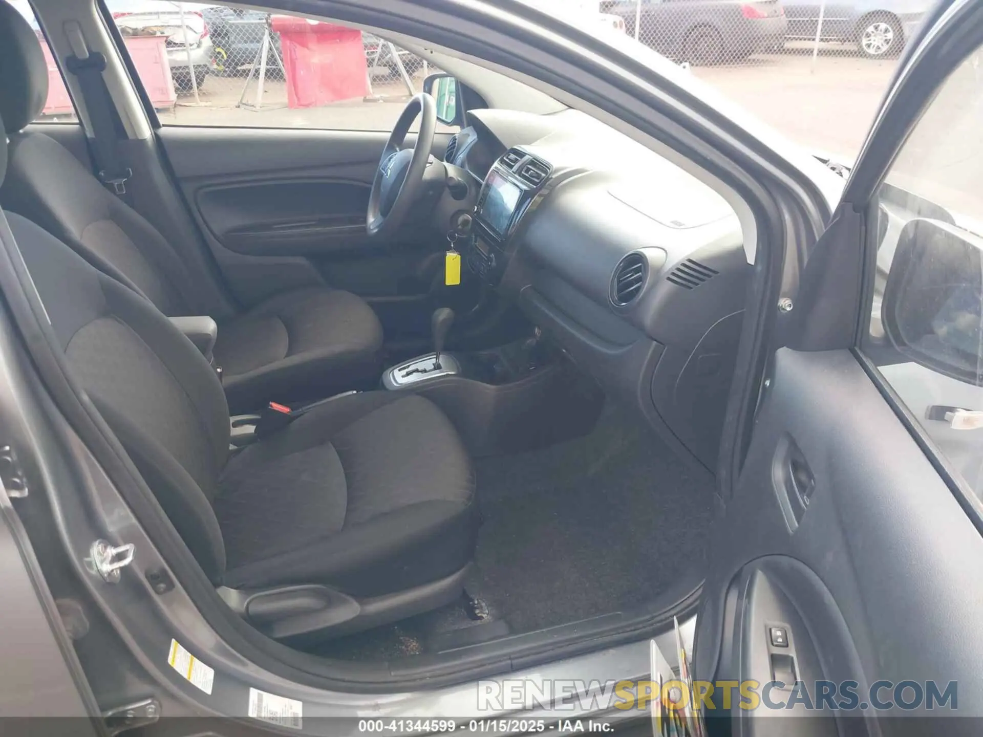 5 fotografías del automóvil dañado ML32AUHJ4MH007442 MITSUBISHI MIRAGE 2021