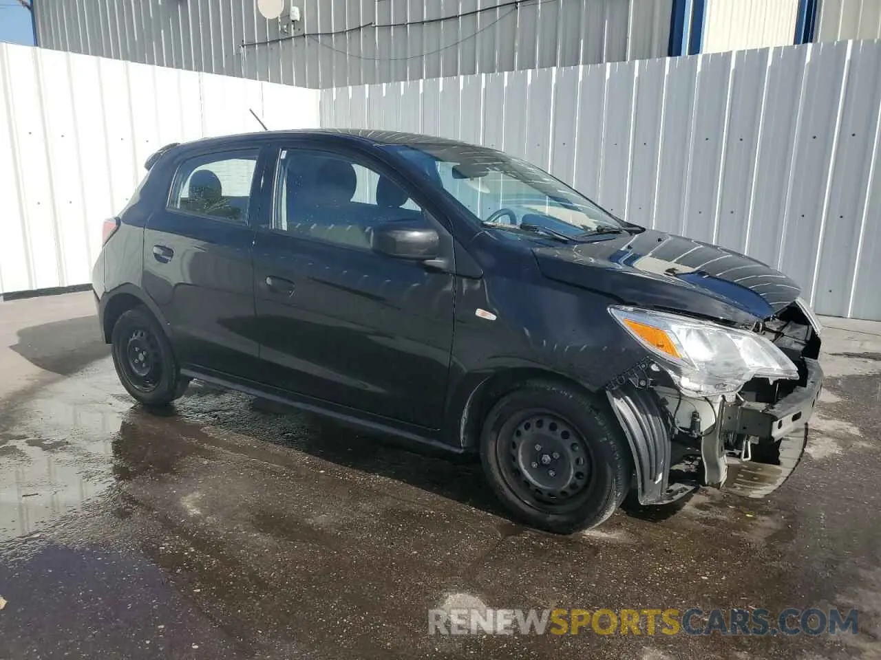 4 fotografías del automóvil dañado ML32AUHJ4MH008557 MITSUBISHI MIRAGE 2021