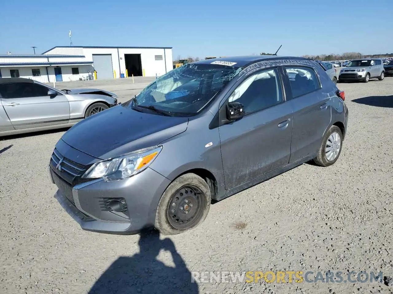 1 fotografías del automóvil dañado ML32AUHJ4MH011765 MITSUBISHI MIRAGE 2021