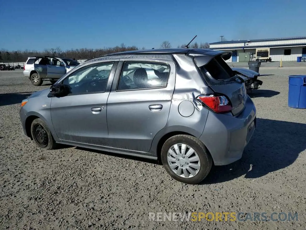 2 fotografías del automóvil dañado ML32AUHJ4MH011765 MITSUBISHI MIRAGE 2021