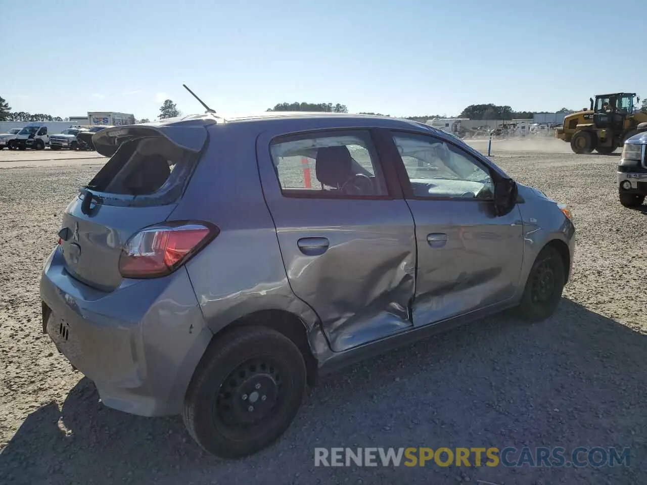 3 fotografías del automóvil dañado ML32AUHJ4MH011765 MITSUBISHI MIRAGE 2021