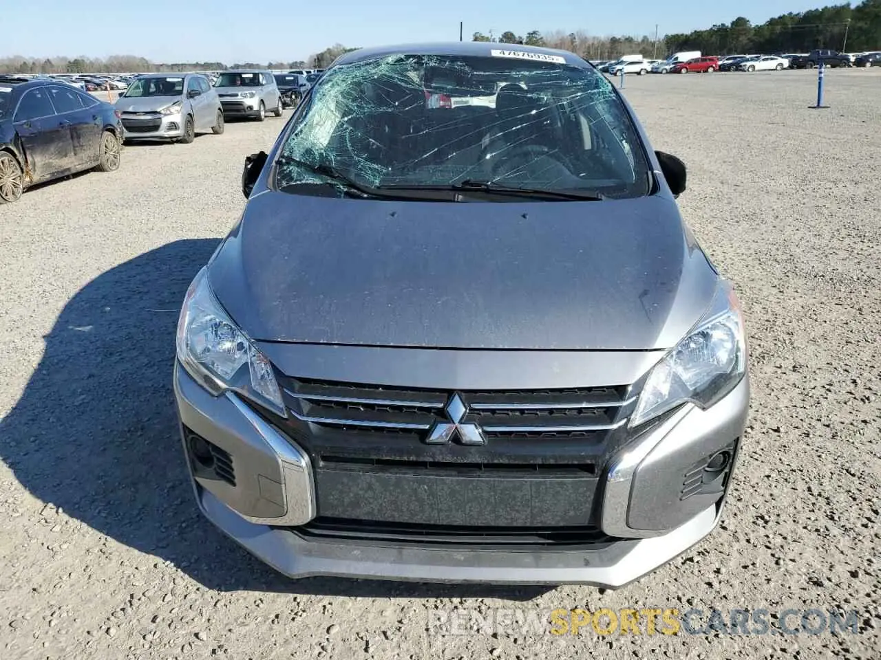 5 fotografías del automóvil dañado ML32AUHJ4MH011765 MITSUBISHI MIRAGE 2021