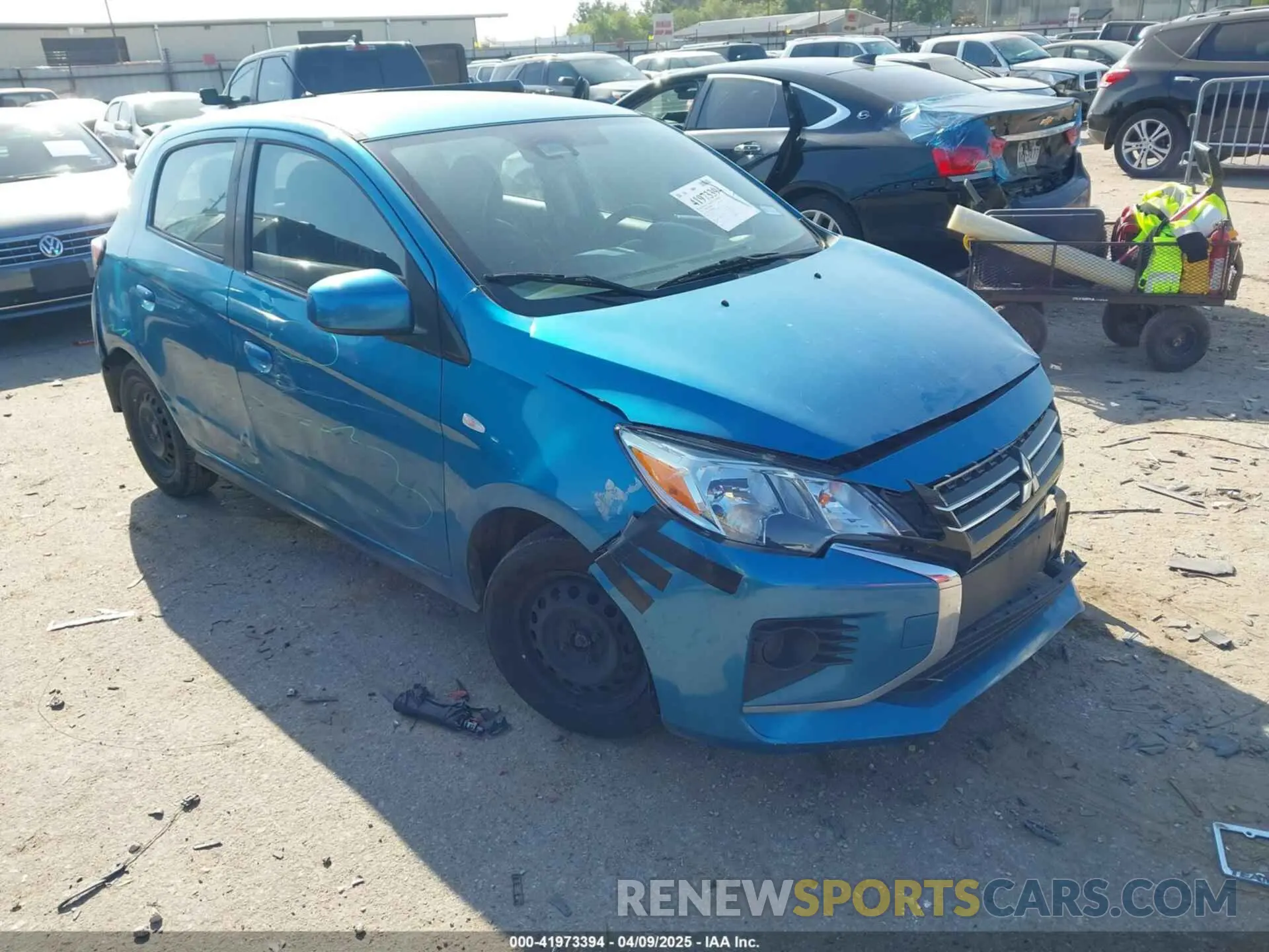 1 fotografías del automóvil dañado ML32AUHJ5MH002086 MITSUBISHI MIRAGE 2021