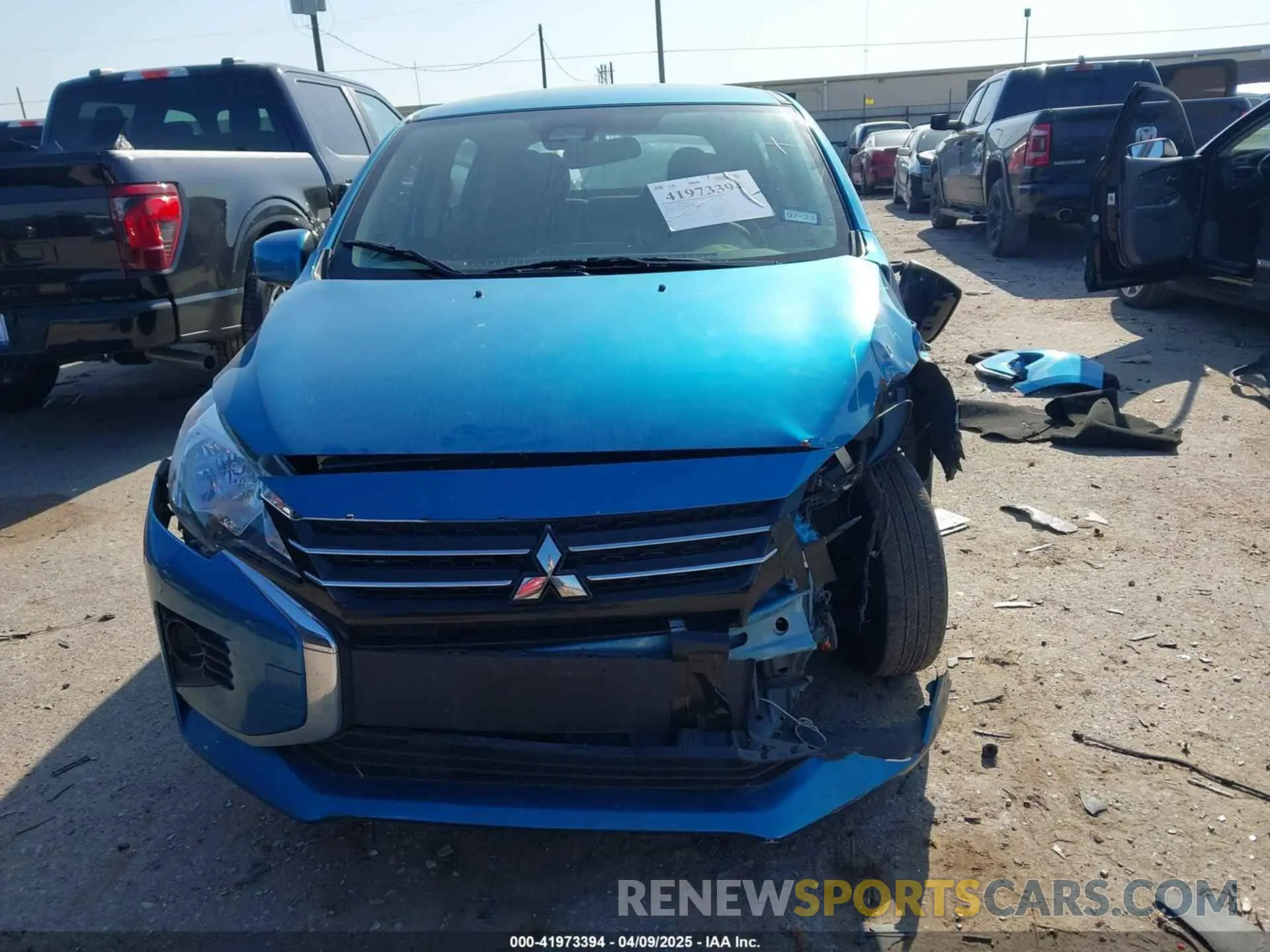 13 fotografías del automóvil dañado ML32AUHJ5MH002086 MITSUBISHI MIRAGE 2021