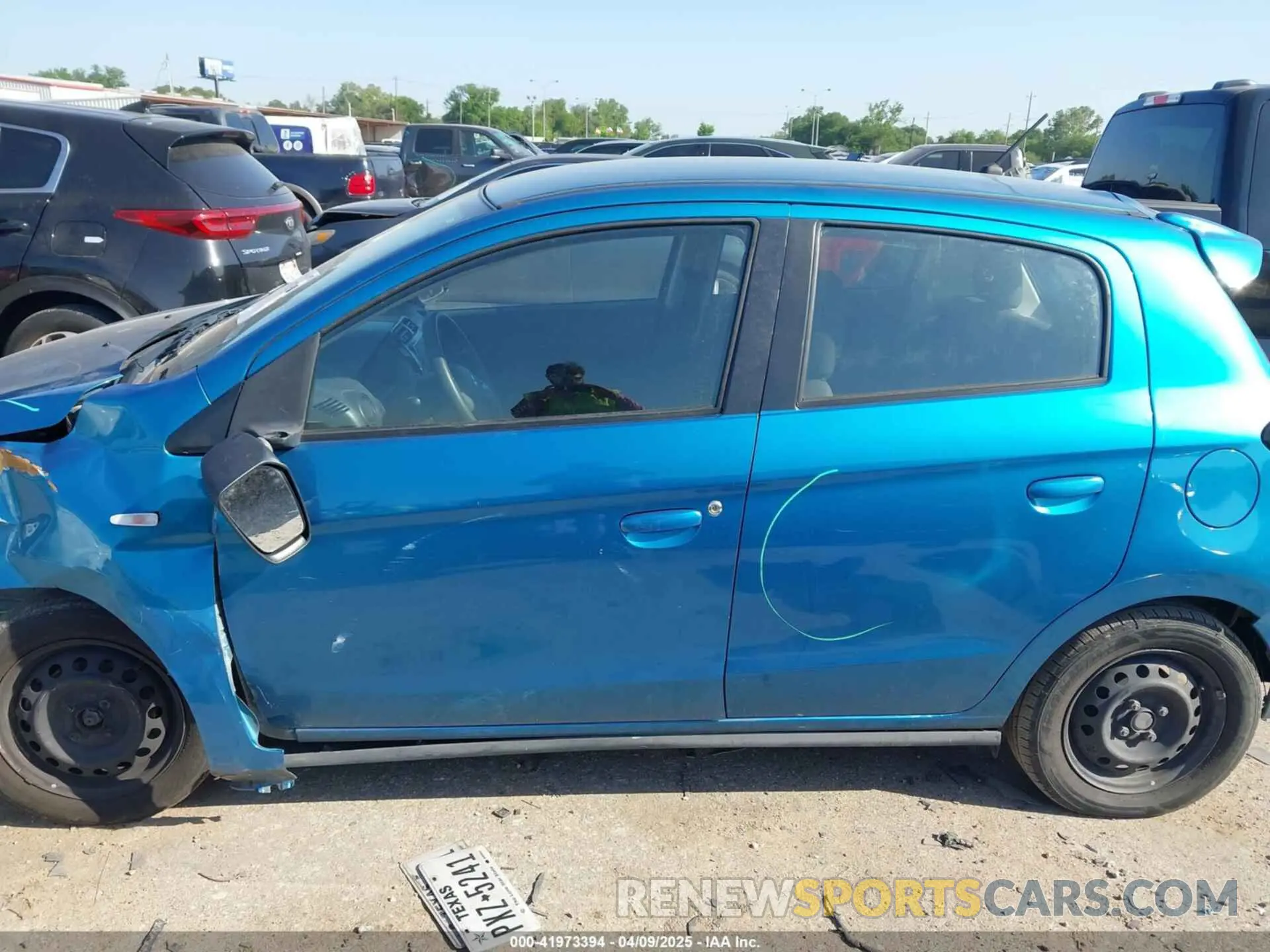15 fotografías del automóvil dañado ML32AUHJ5MH002086 MITSUBISHI MIRAGE 2021