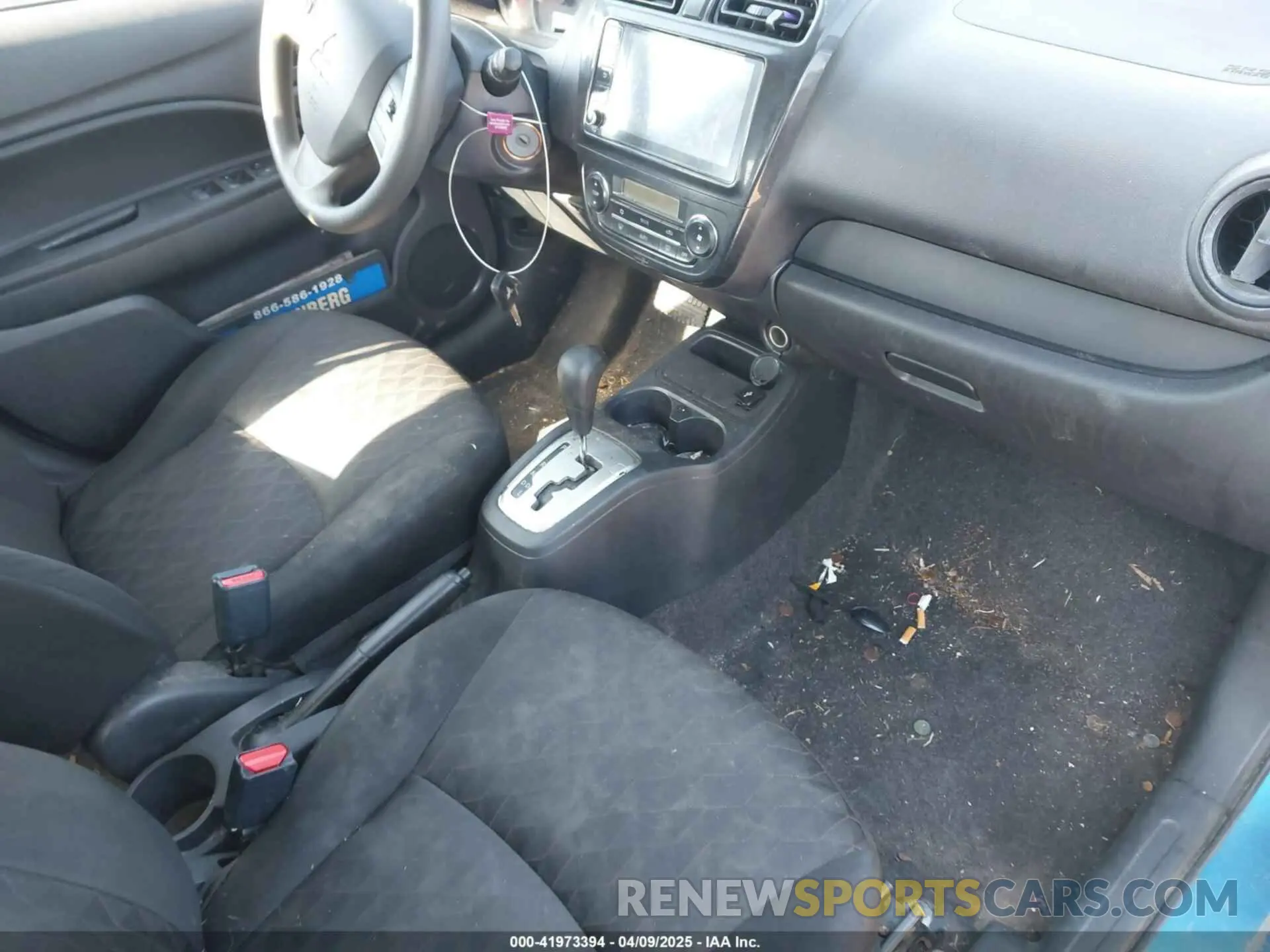 5 fotografías del automóvil dañado ML32AUHJ5MH002086 MITSUBISHI MIRAGE 2021