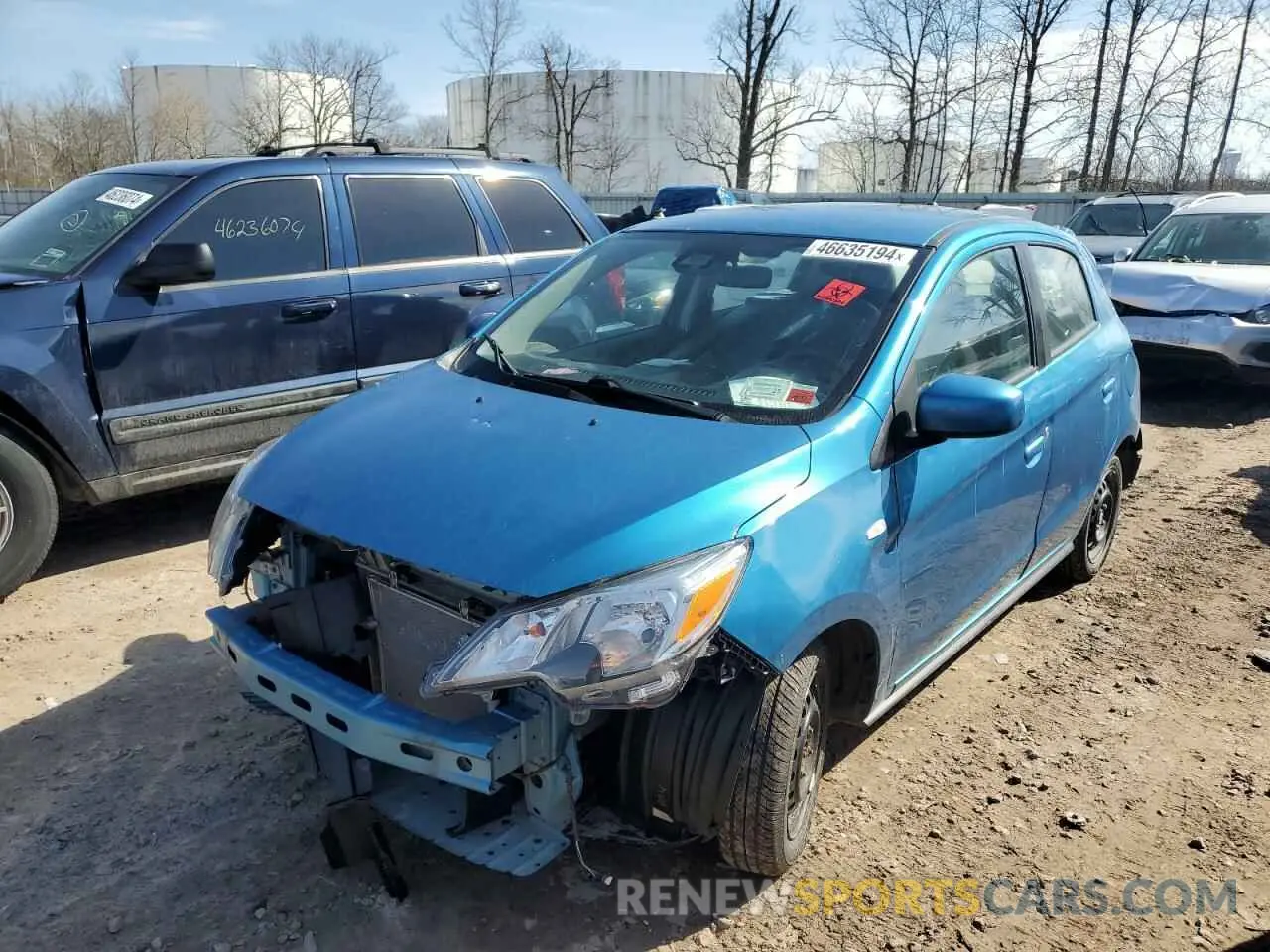 1 fotografías del automóvil dañado ML32AUHJ5MH002220 MITSUBISHI MIRAGE 2021