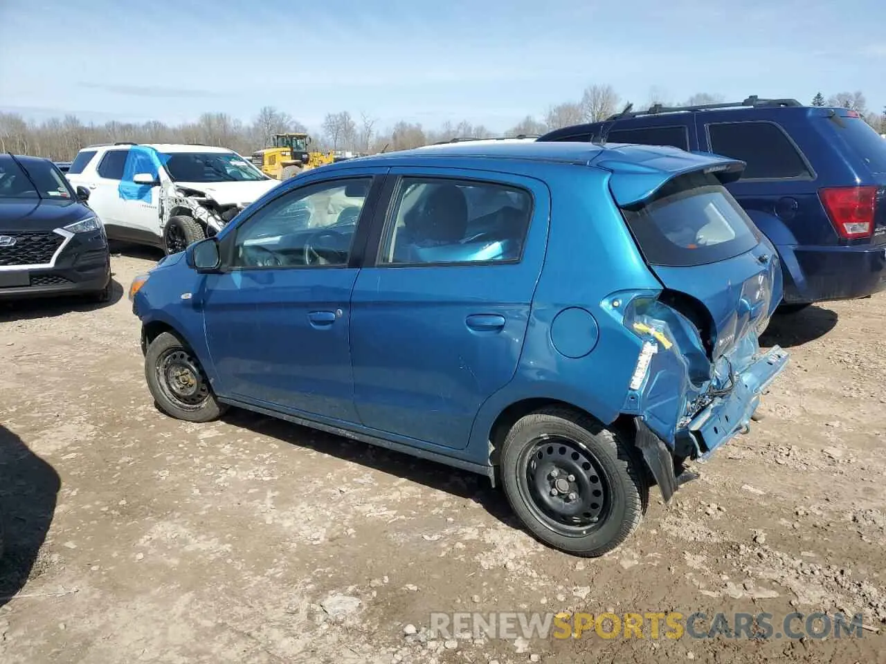 2 fotografías del automóvil dañado ML32AUHJ5MH002220 MITSUBISHI MIRAGE 2021