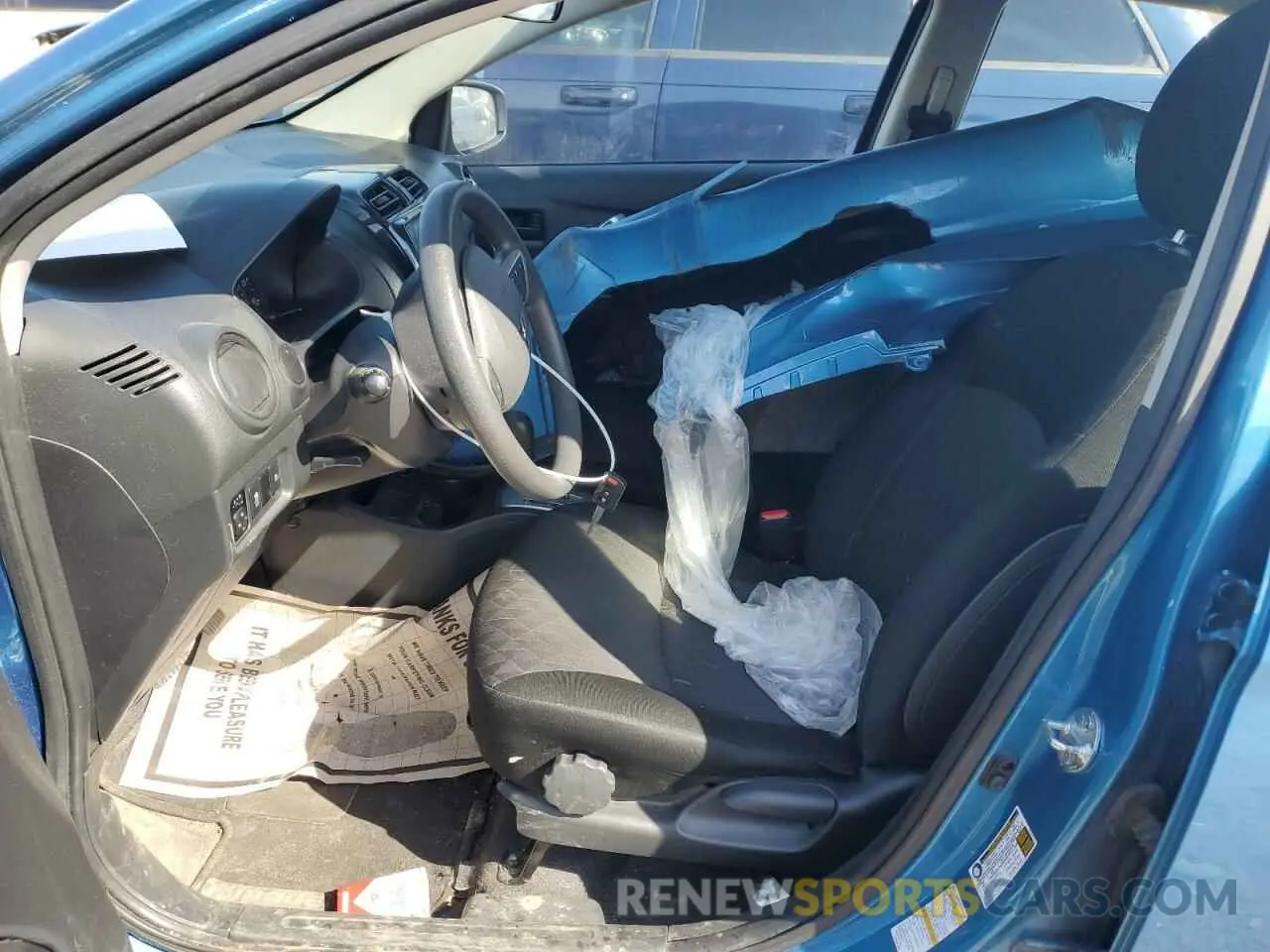 7 fotografías del automóvil dañado ML32AUHJ5MH002220 MITSUBISHI MIRAGE 2021
