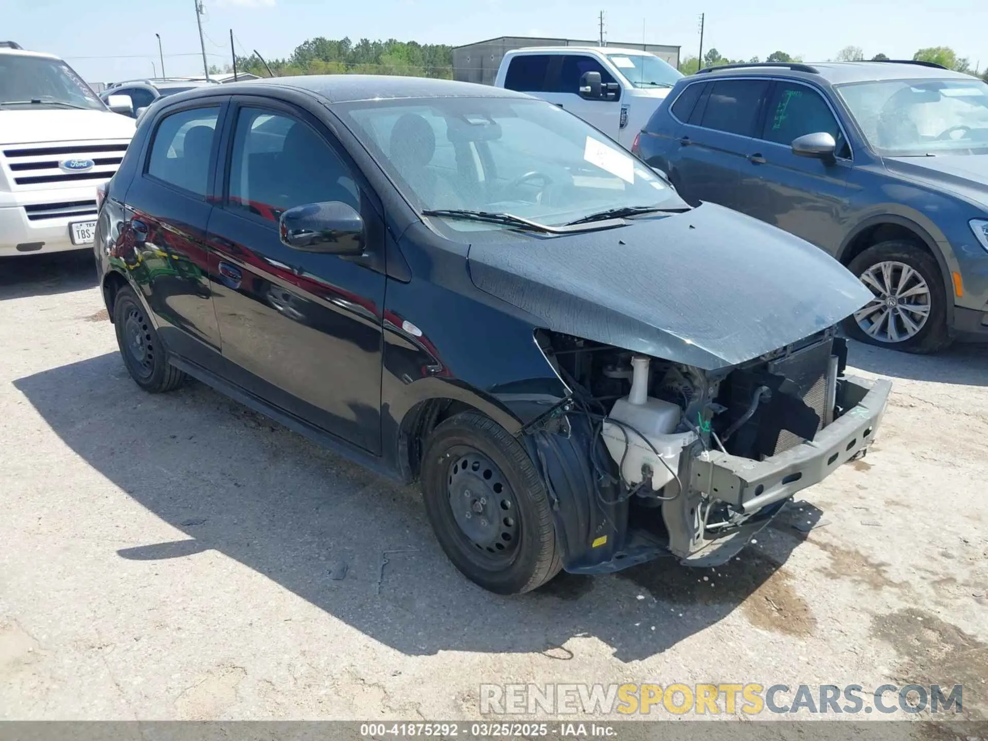 1 fotografías del automóvil dañado ML32AUHJ5MH003559 MITSUBISHI MIRAGE 2021