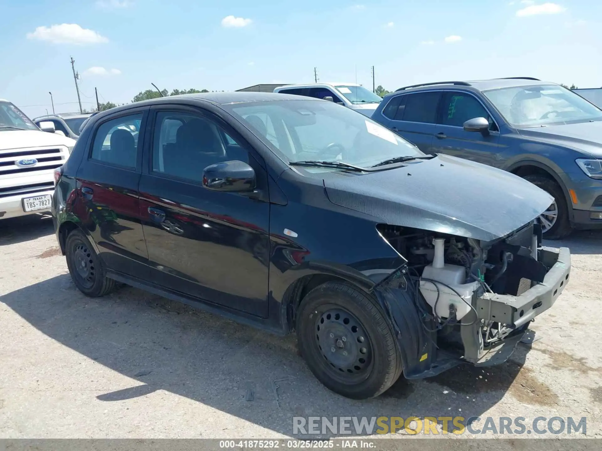 14 fotografías del automóvil dañado ML32AUHJ5MH003559 MITSUBISHI MIRAGE 2021