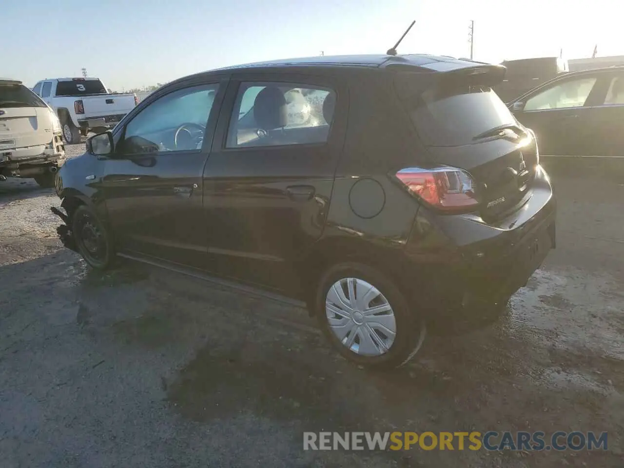 2 fotografías del automóvil dañado ML32AUHJ5MH006641 MITSUBISHI MIRAGE 2021
