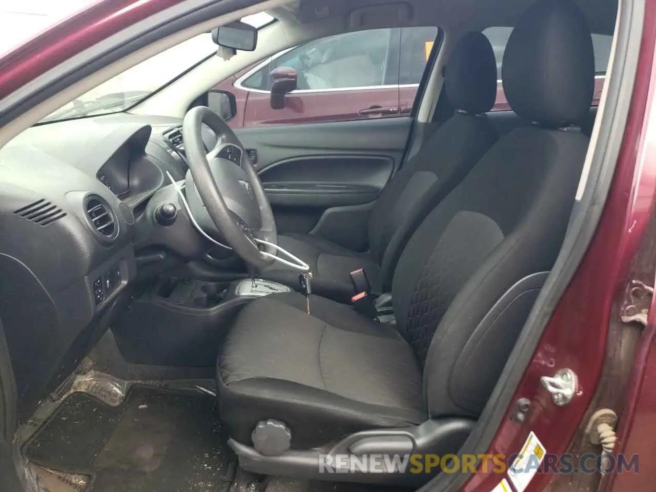 7 fotografías del automóvil dañado ML32AUHJ5MH010592 MITSUBISHI MIRAGE 2021