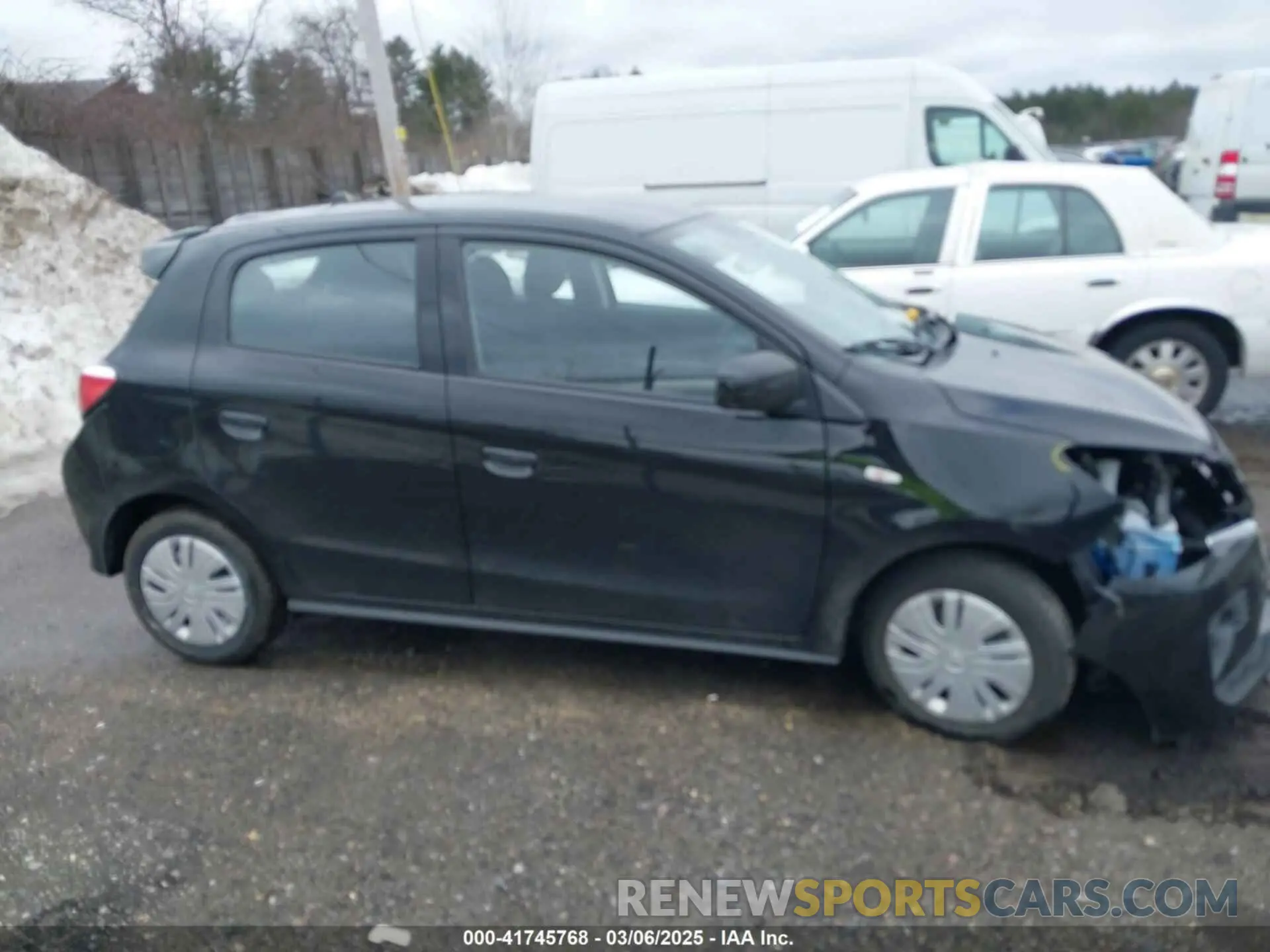 13 fotografías del automóvil dañado ML32AUHJ5MH012164 MITSUBISHI MIRAGE 2021