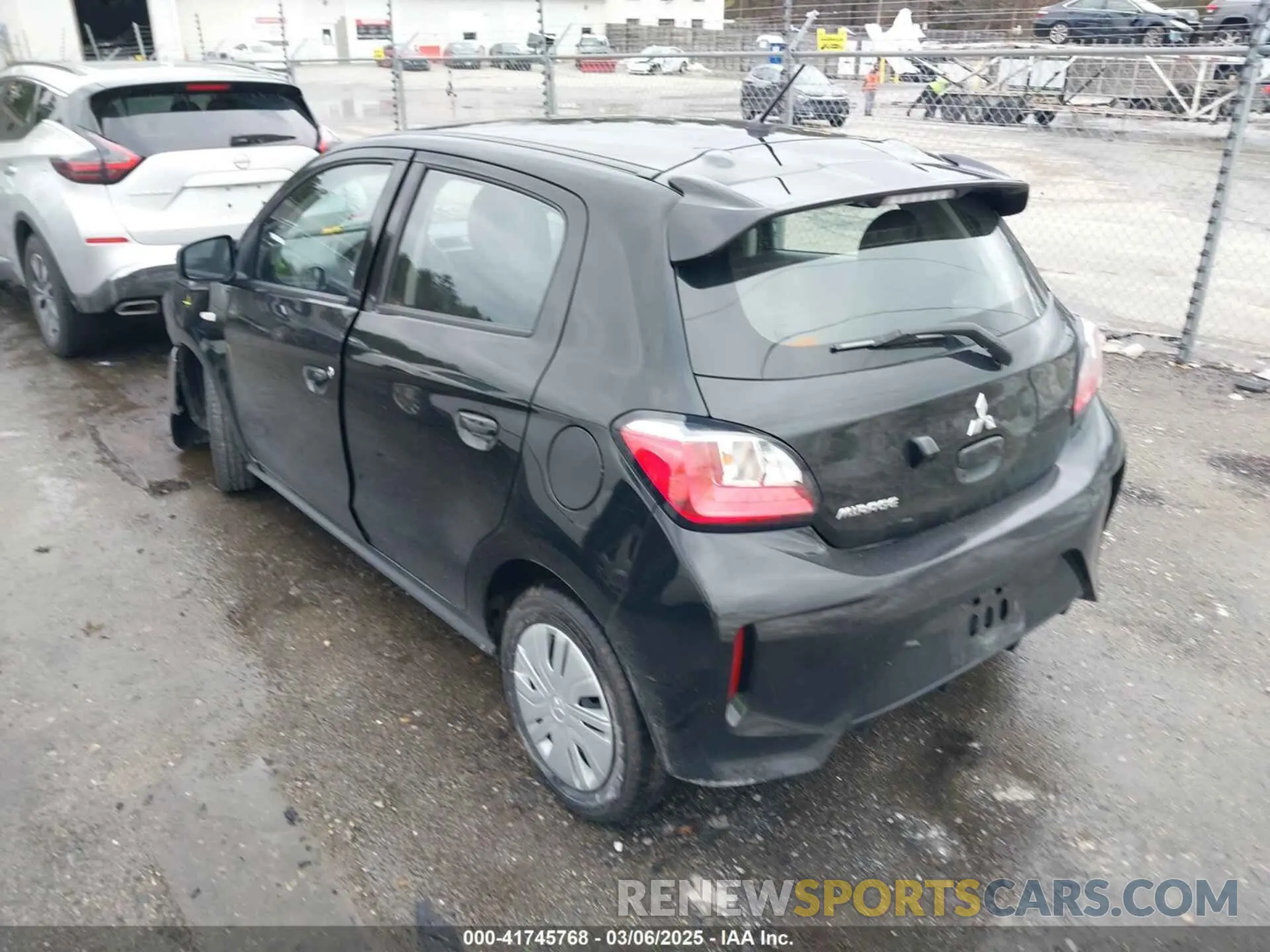 3 fotografías del automóvil dañado ML32AUHJ5MH012164 MITSUBISHI MIRAGE 2021