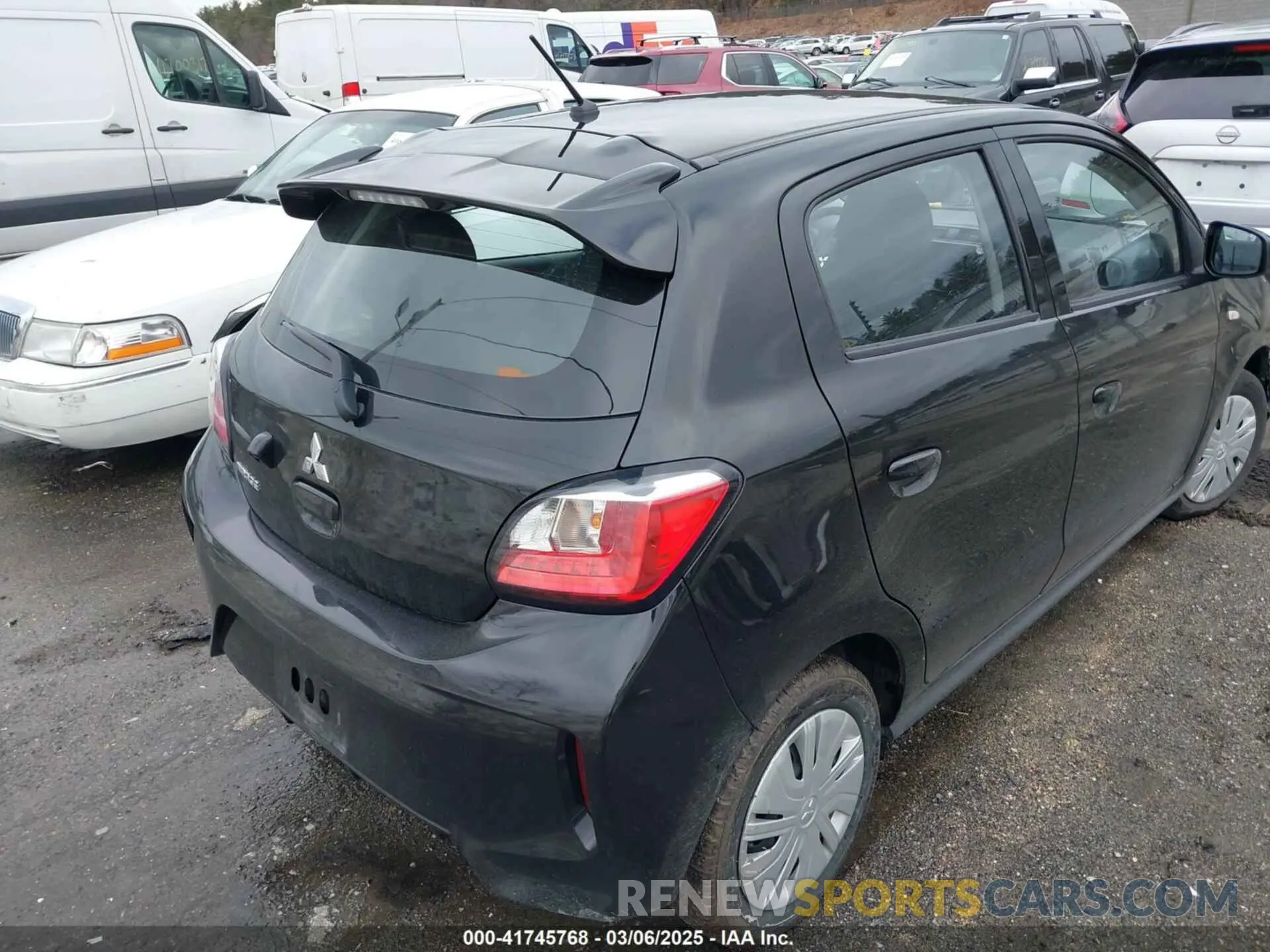 4 fotografías del automóvil dañado ML32AUHJ5MH012164 MITSUBISHI MIRAGE 2021
