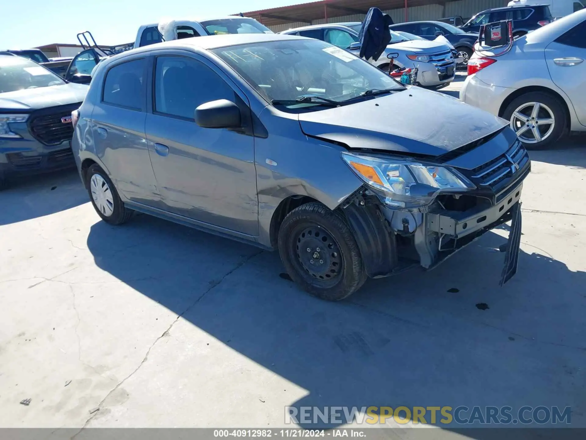 1 fotografías del automóvil dañado ML32AUHJ5MH012925 MITSUBISHI MIRAGE 2021