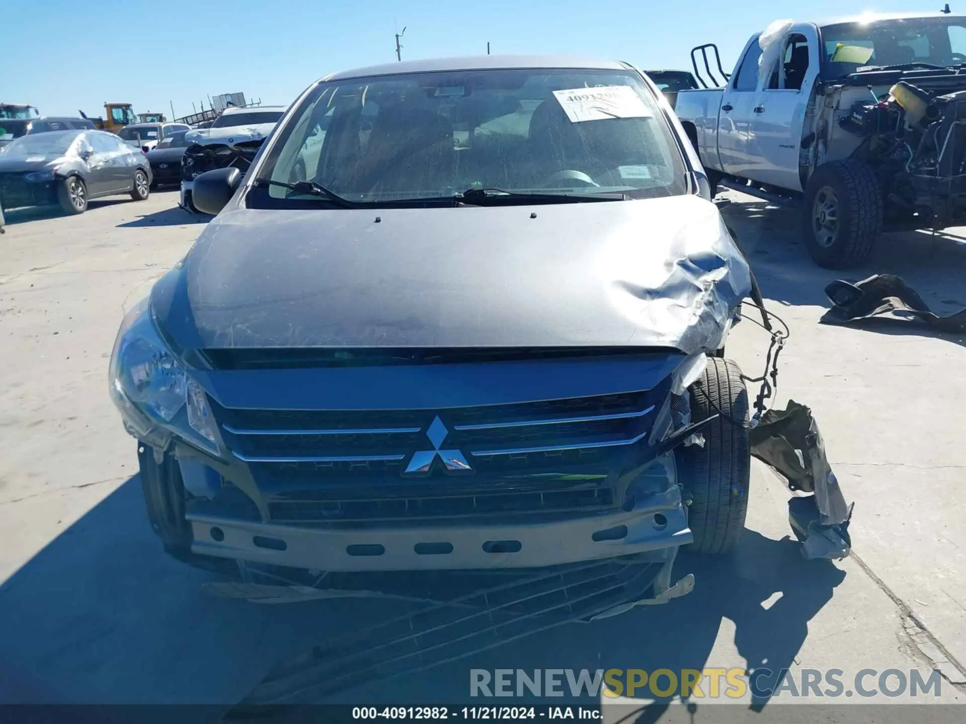 12 fotografías del automóvil dañado ML32AUHJ5MH012925 MITSUBISHI MIRAGE 2021