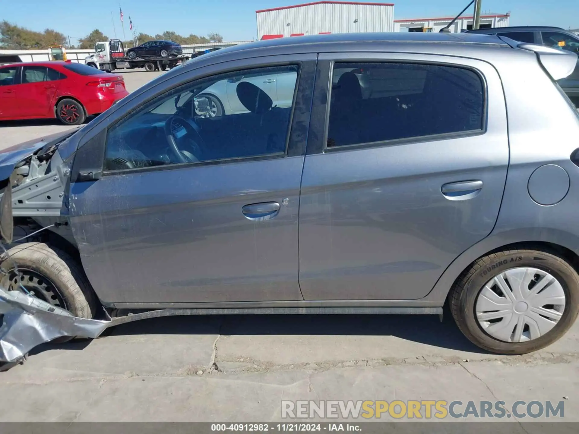14 fotografías del automóvil dañado ML32AUHJ5MH012925 MITSUBISHI MIRAGE 2021