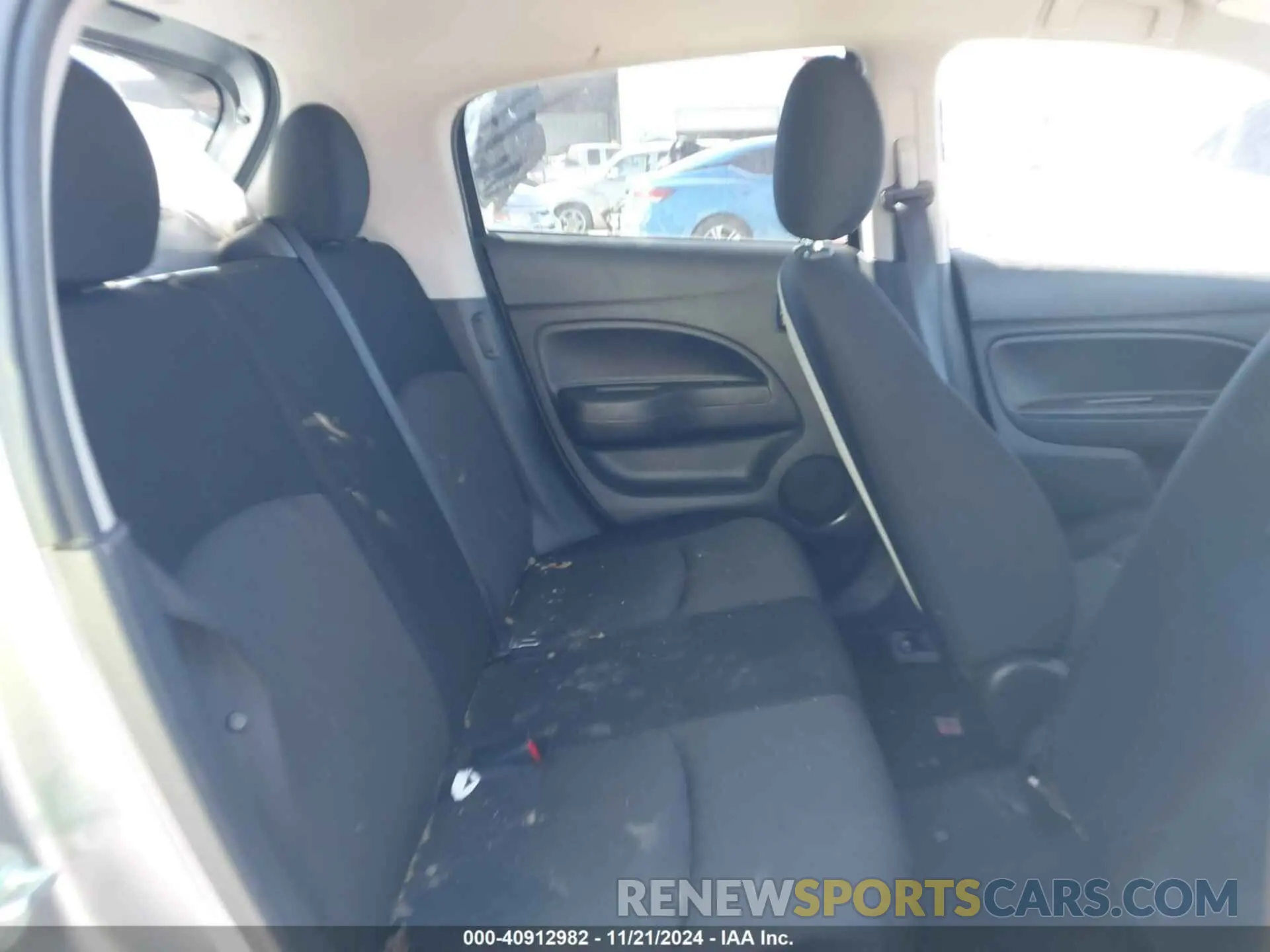 8 fotografías del automóvil dañado ML32AUHJ5MH012925 MITSUBISHI MIRAGE 2021