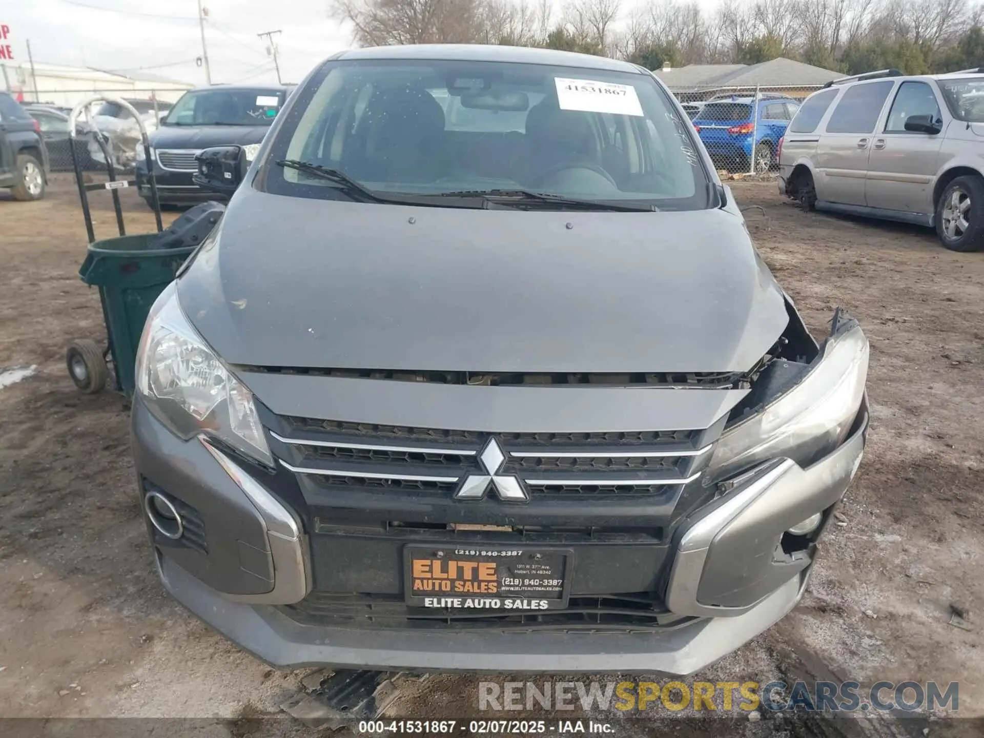12 fotografías del automóvil dañado ML32AUHJ6MH004090 MITSUBISHI MIRAGE 2021