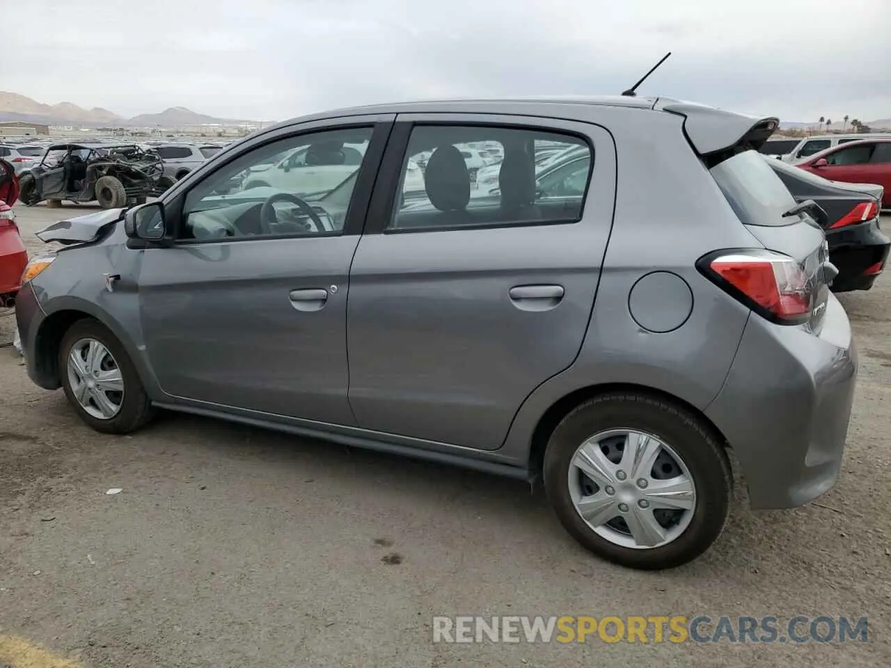 2 fotografías del automóvil dañado ML32AUHJ6MH007636 MITSUBISHI MIRAGE 2021