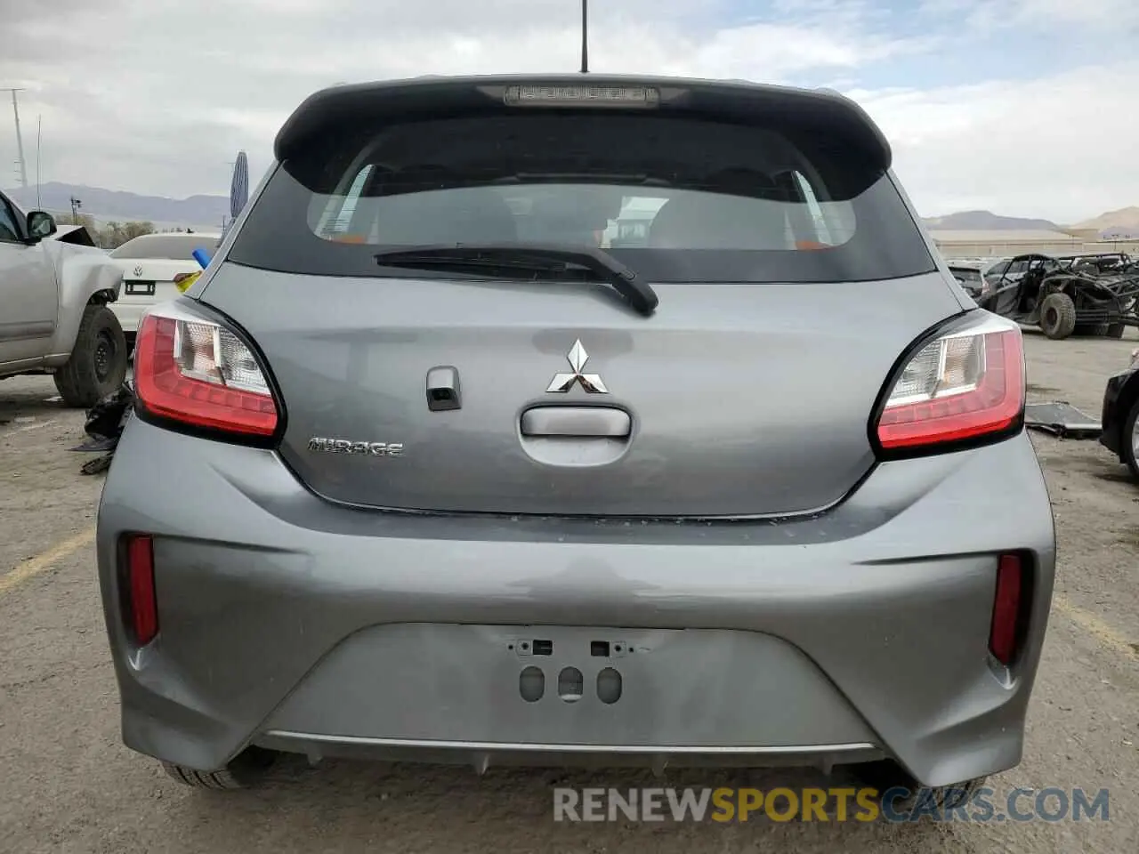 6 fotografías del automóvil dañado ML32AUHJ6MH007636 MITSUBISHI MIRAGE 2021