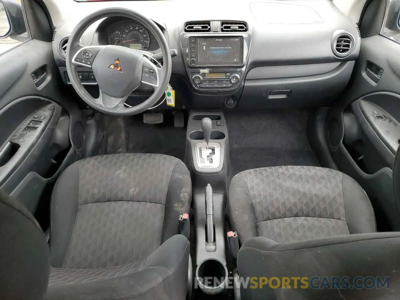 8 fotografías del automóvil dañado ML32AUHJ6MH007636 MITSUBISHI MIRAGE 2021