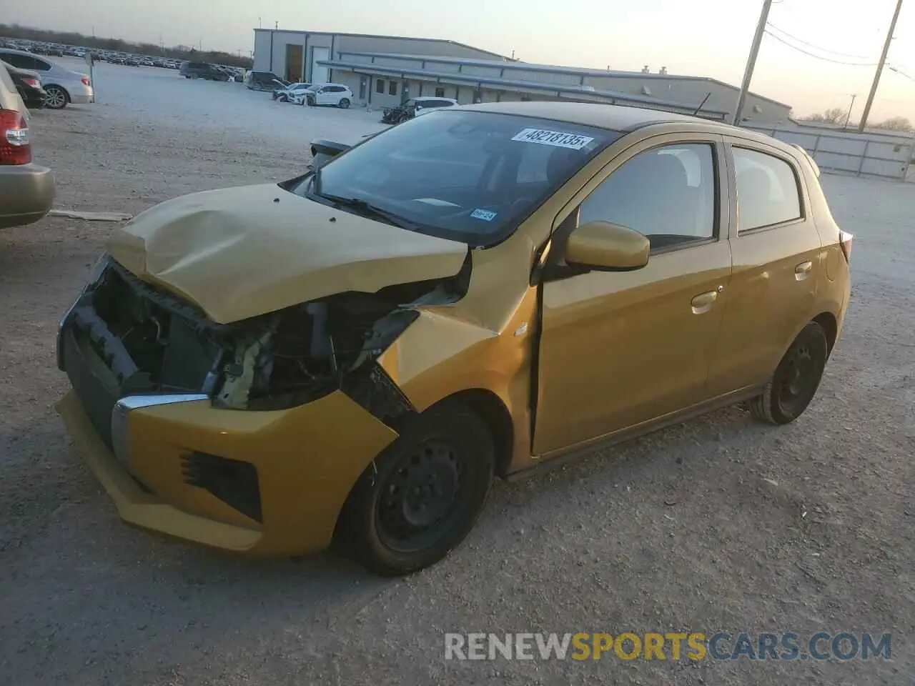 1 fotografías del automóvil dañado ML32AUHJ6MH010777 MITSUBISHI MIRAGE 2021