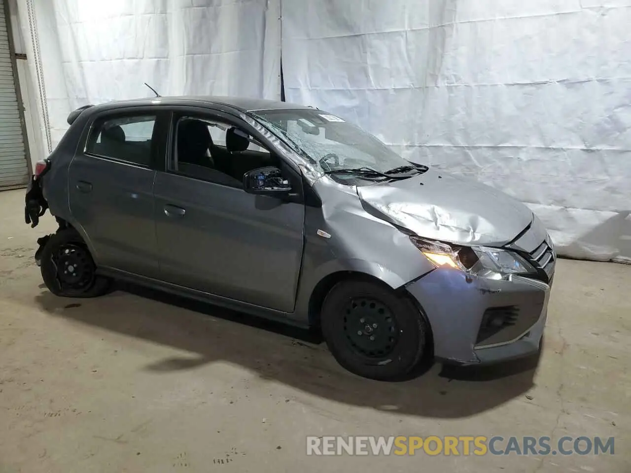 4 fotografías del automóvil dañado ML32AUHJ6MH011170 MITSUBISHI MIRAGE 2021