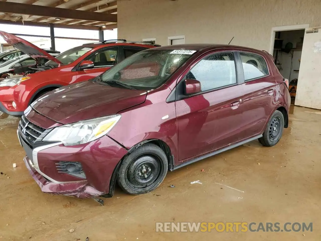 1 fotografías del automóvil dañado ML32AUHJ6MH011847 MITSUBISHI MIRAGE 2021