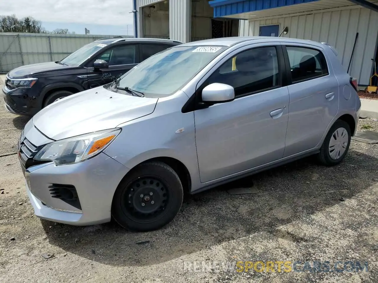 1 fotografías del automóvil dañado ML32AUHJ6MH013615 MITSUBISHI MIRAGE 2021
