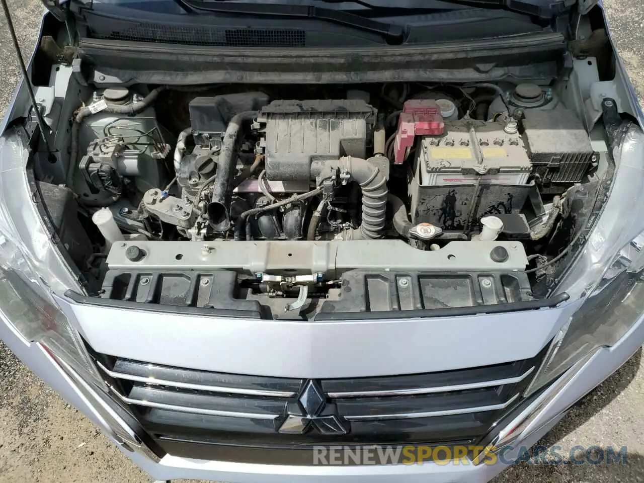11 fotografías del automóvil dañado ML32AUHJ6MH013615 MITSUBISHI MIRAGE 2021