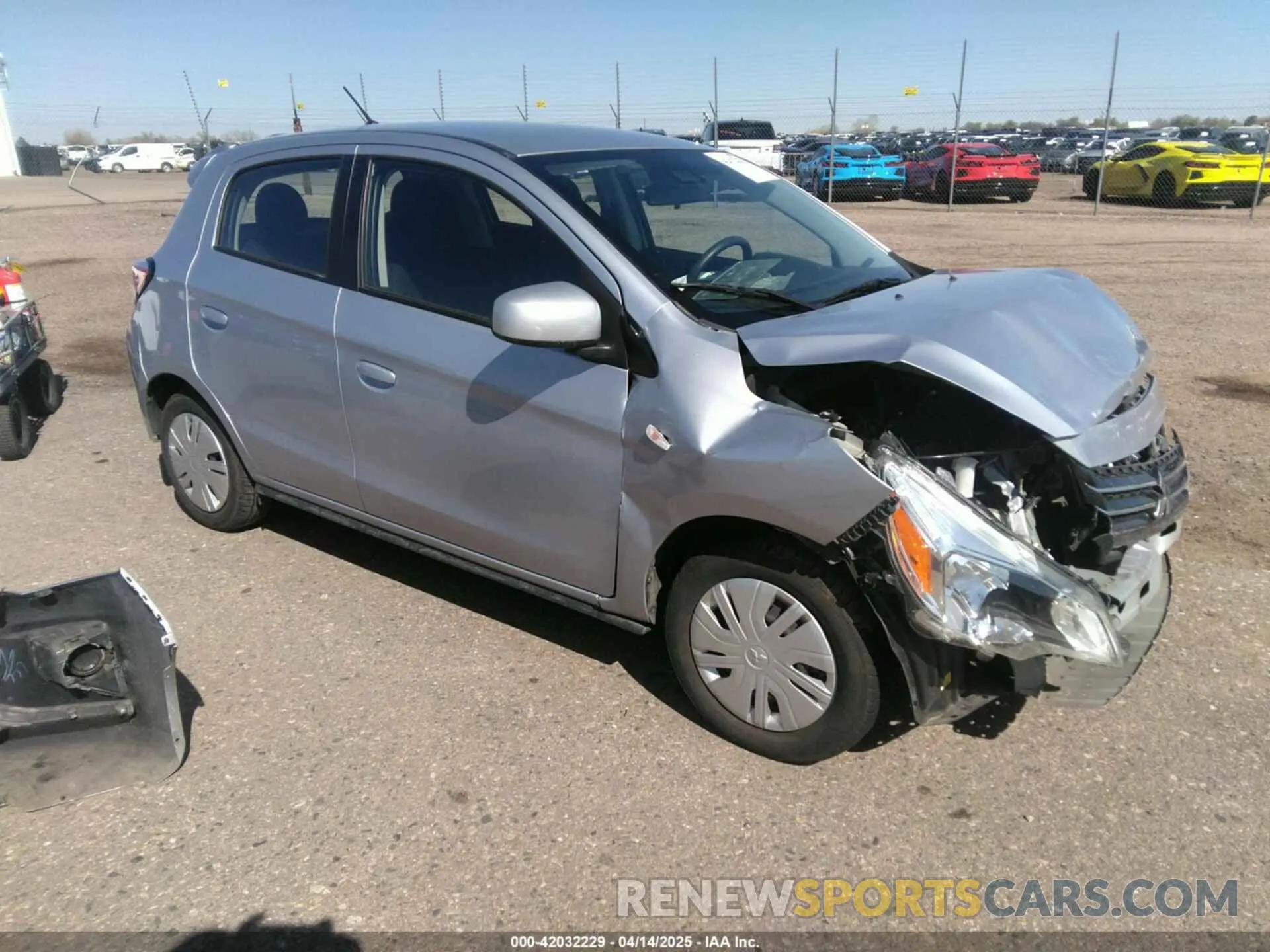 1 fotografías del automóvil dañado ML32AUHJ6MH014330 MITSUBISHI MIRAGE 2021