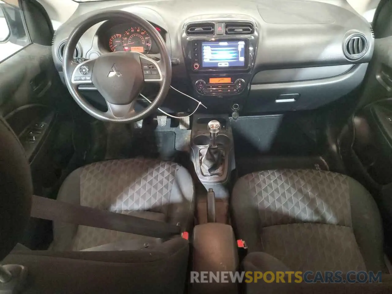 8 fotografías del automóvil dañado ML32AUHJ7MH004499 MITSUBISHI MIRAGE 2021