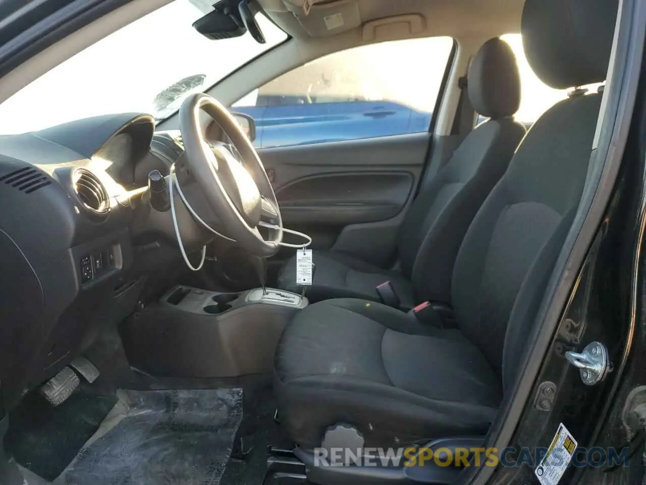 7 fotografías del automóvil dañado ML32AUHJ7MH006754 MITSUBISHI MIRAGE 2021