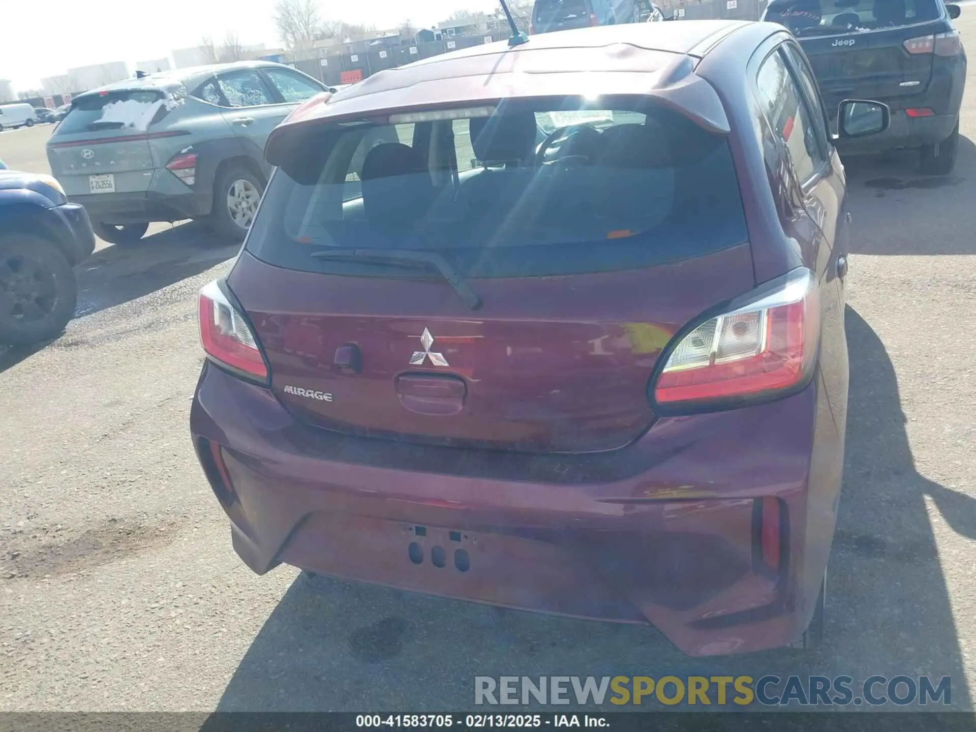 16 fotografías del automóvil dañado ML32AUHJ7MH012747 MITSUBISHI MIRAGE 2021