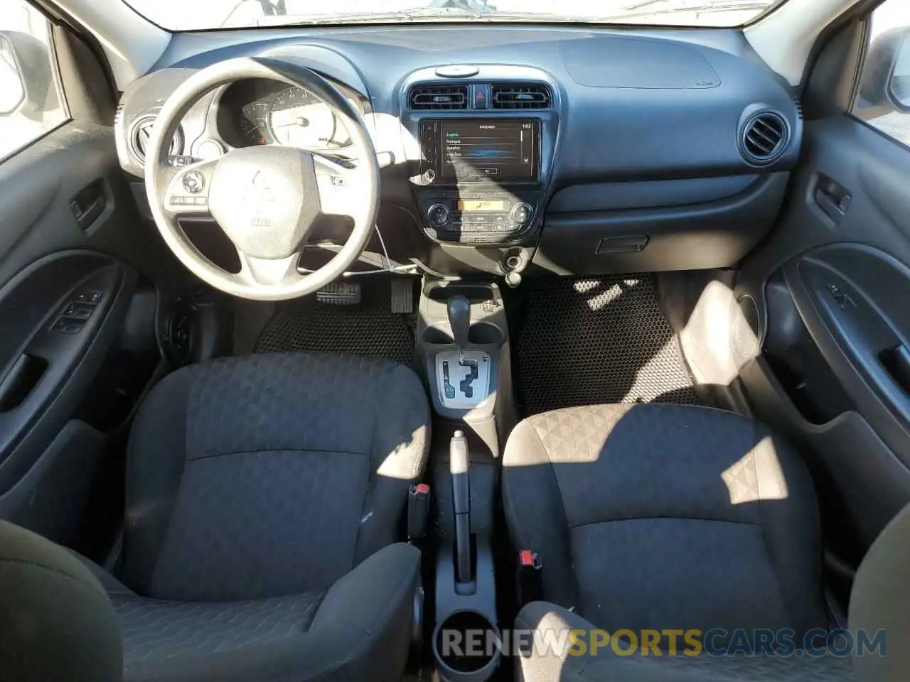 8 fotografías del automóvil dañado ML32AUHJ7MH012750 MITSUBISHI MIRAGE 2021