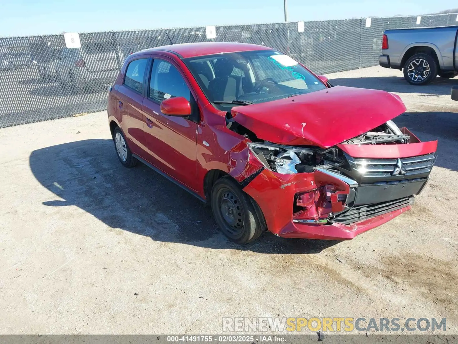1 fotografías del automóvil dañado ML32AUHJ7MH012926 MITSUBISHI MIRAGE 2021