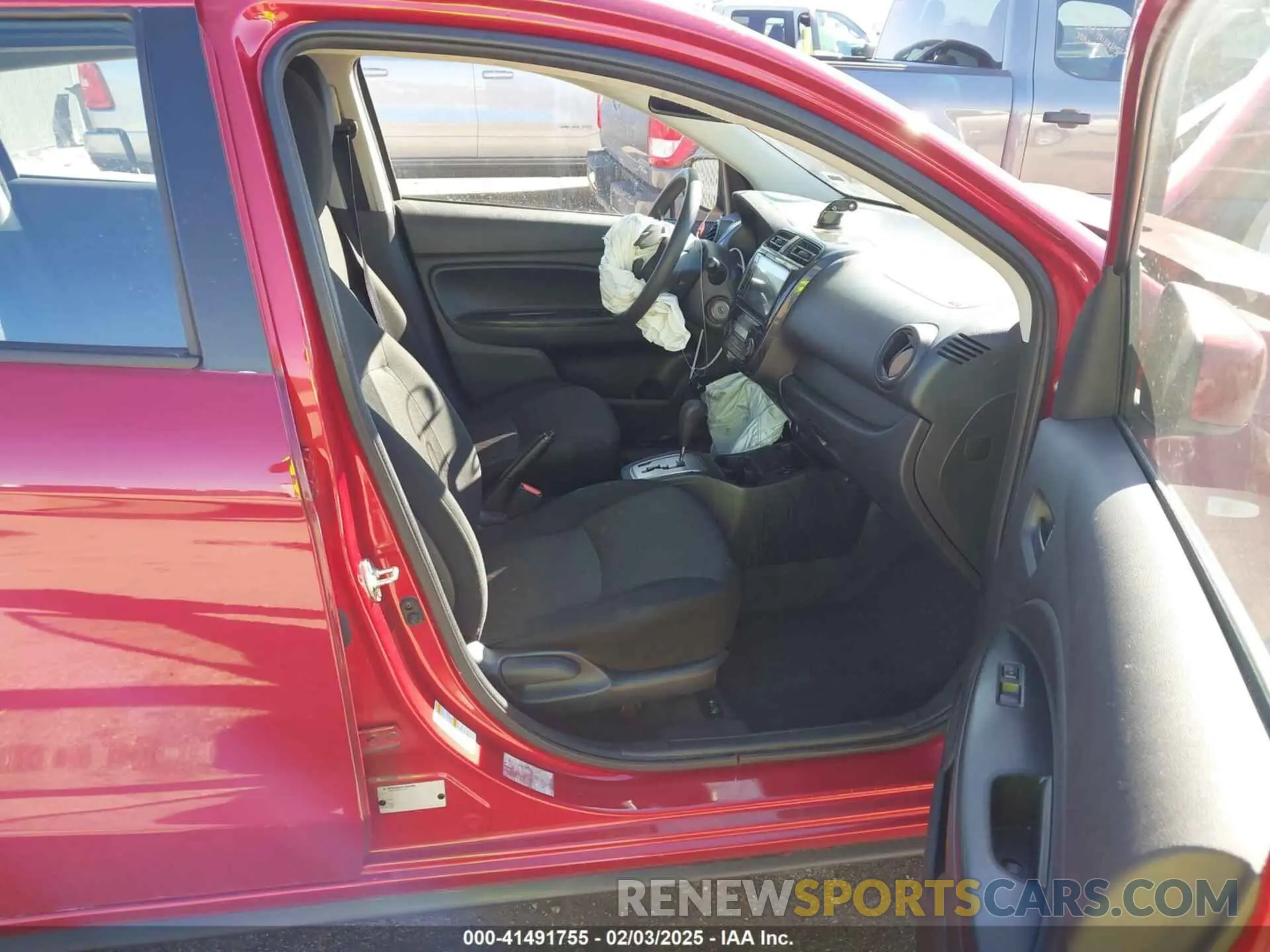 5 fotografías del automóvil dañado ML32AUHJ7MH012926 MITSUBISHI MIRAGE 2021