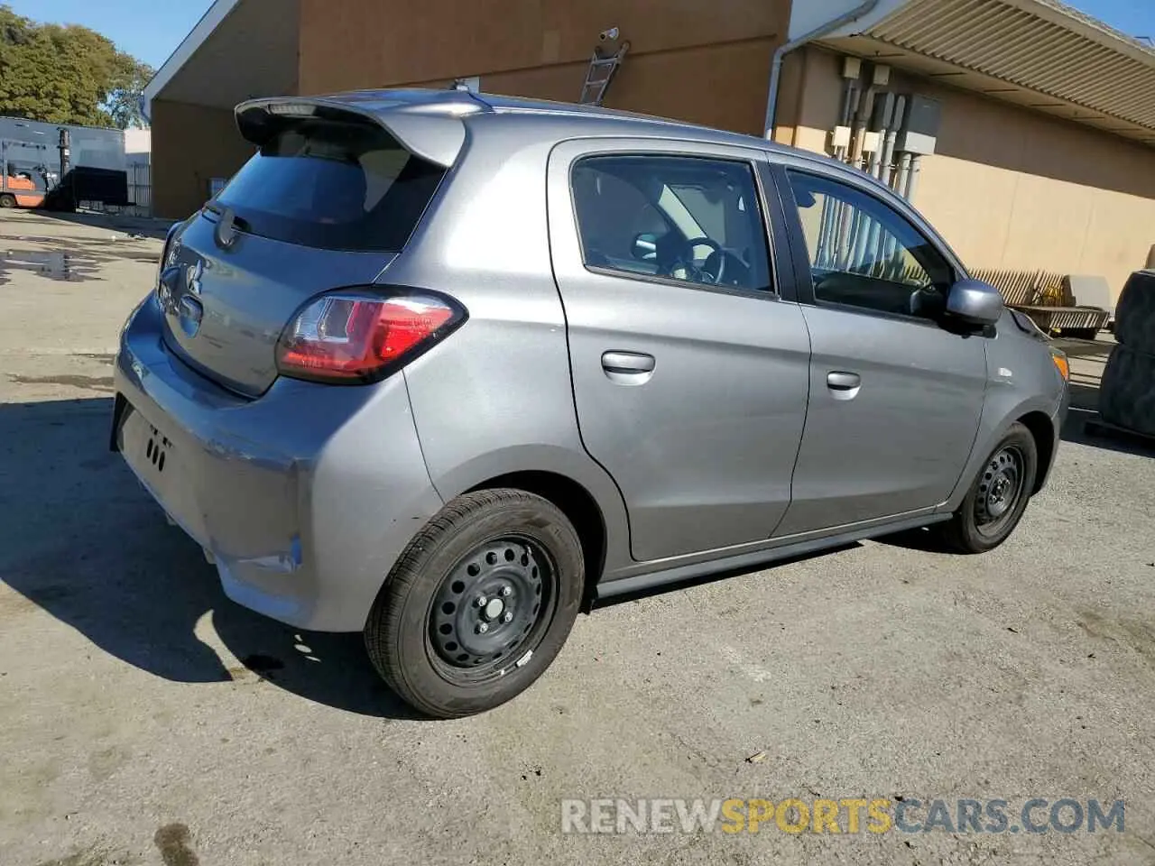 3 fotografías del automóvil dañado ML32AUHJ7MH014420 MITSUBISHI MIRAGE 2021