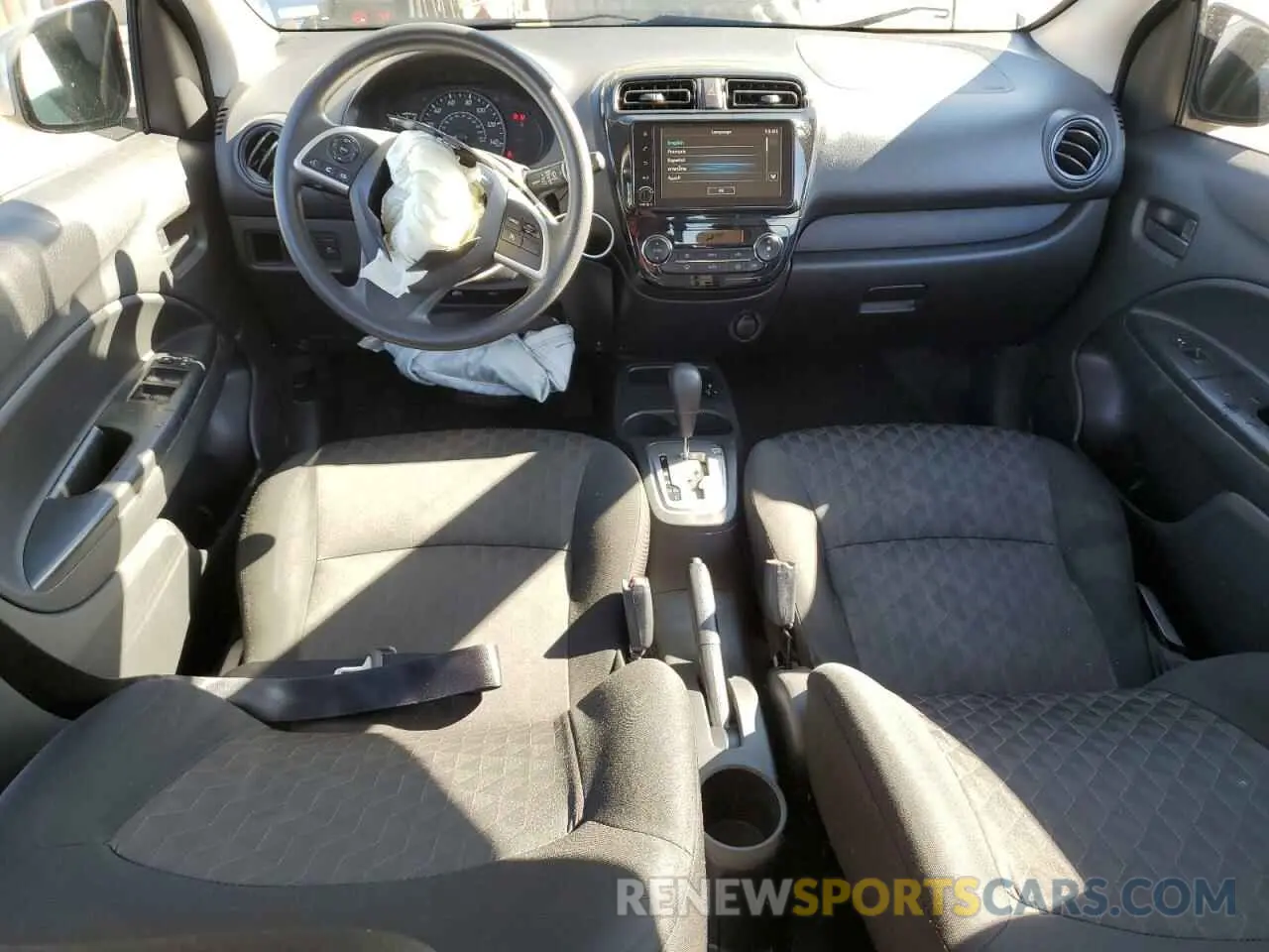 8 fotografías del automóvil dañado ML32AUHJ7MH014420 MITSUBISHI MIRAGE 2021