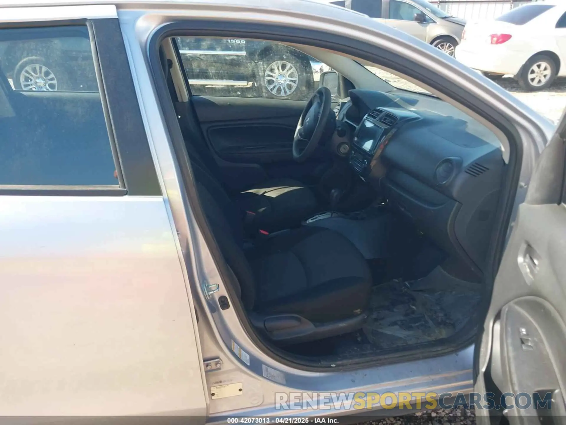 5 fotografías del automóvil dañado ML32AUHJ8MH003121 MITSUBISHI MIRAGE 2021