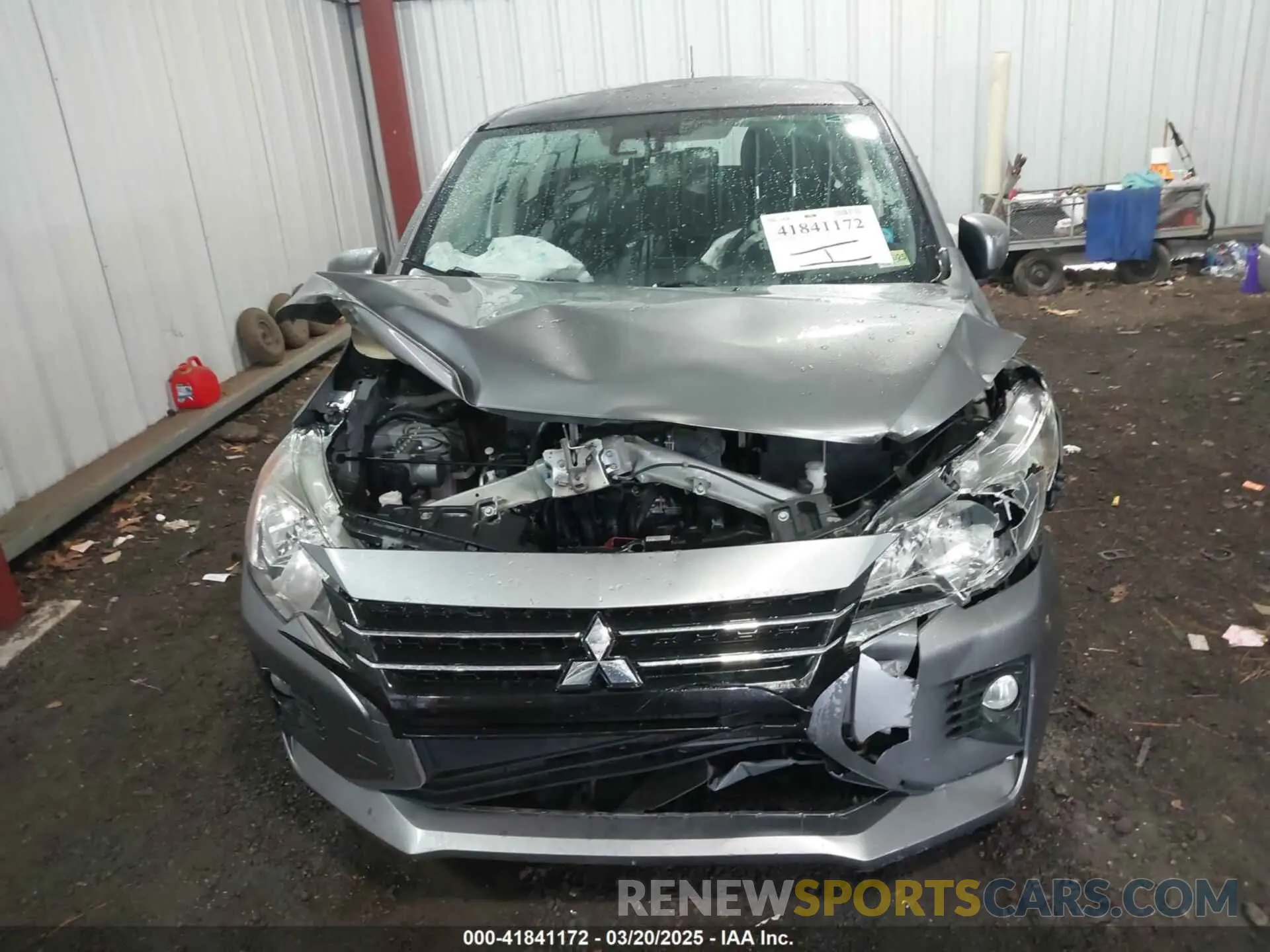12 fotografías del automóvil dañado ML32AUHJ8MH005001 MITSUBISHI MIRAGE 2021
