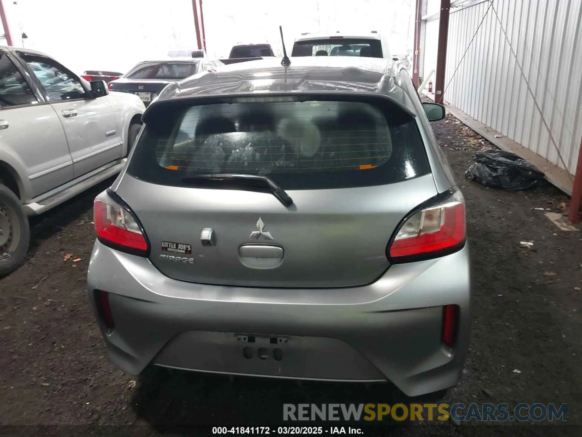 16 fotografías del automóvil dañado ML32AUHJ8MH005001 MITSUBISHI MIRAGE 2021