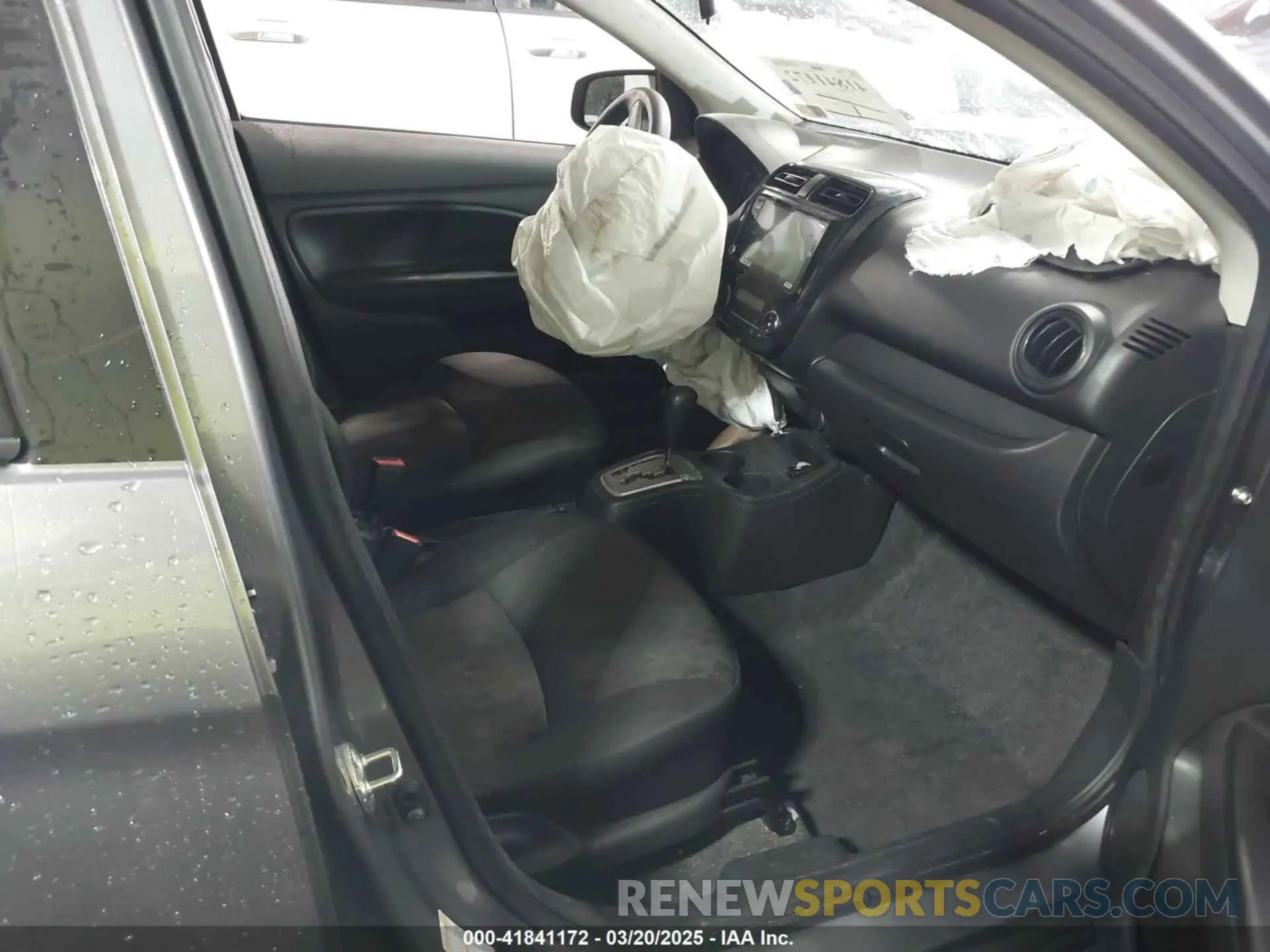 5 fotografías del automóvil dañado ML32AUHJ8MH005001 MITSUBISHI MIRAGE 2021