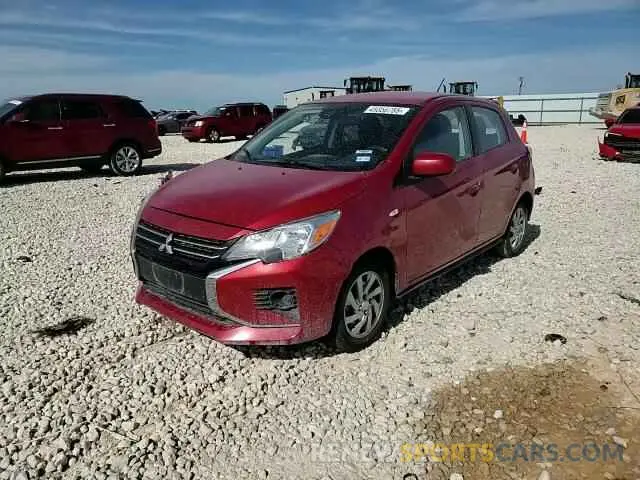 11 fotografías del automóvil dañado ML32AUHJ8MH007878 MITSUBISHI MIRAGE 2021