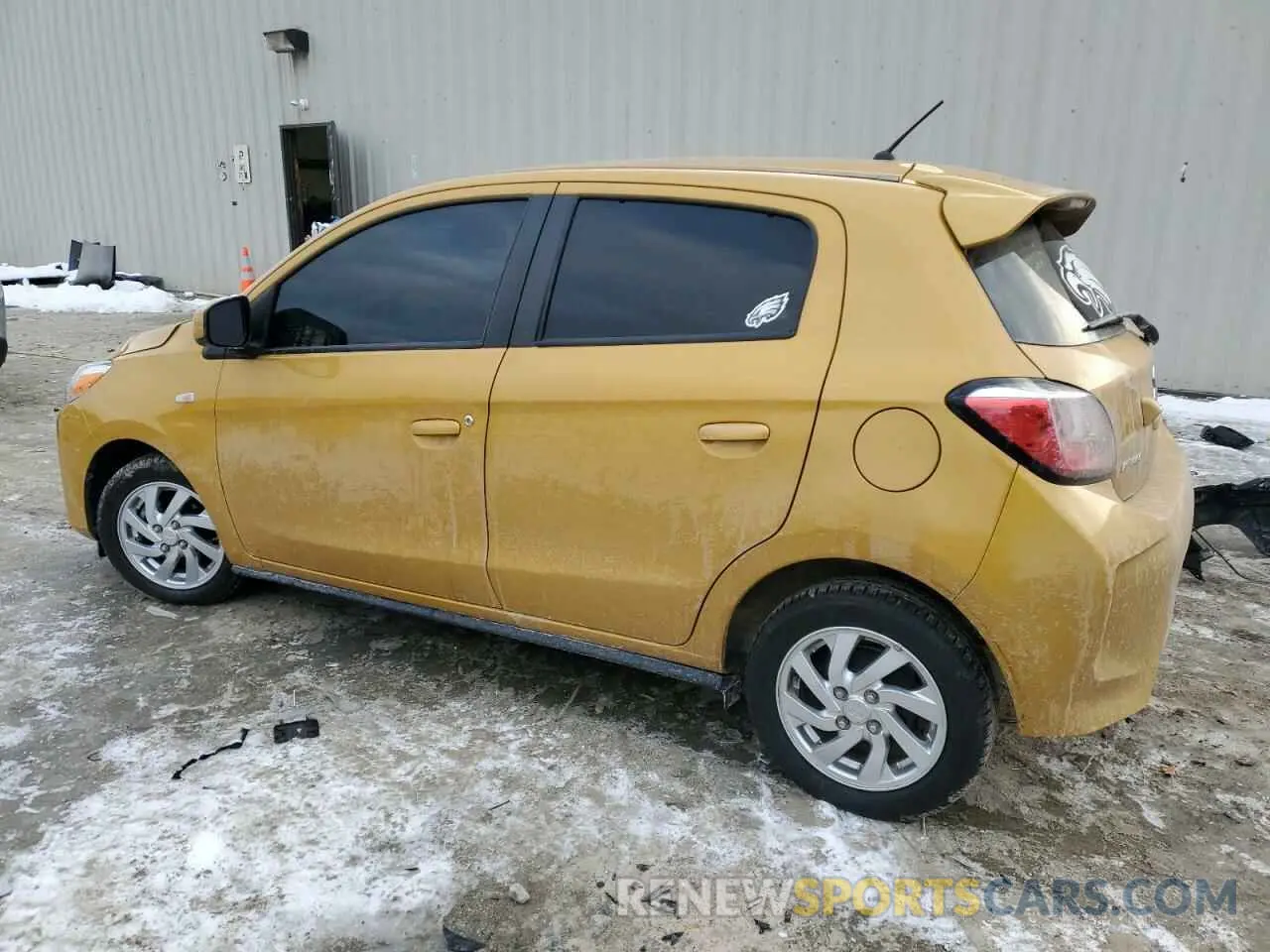 2 fotografías del automóvil dañado ML32AUHJ8MH008514 MITSUBISHI MIRAGE 2021
