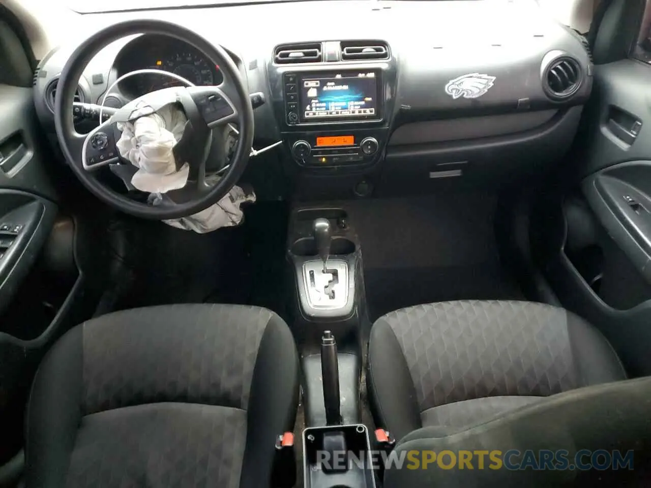 8 fotografías del automóvil dañado ML32AUHJ8MH008514 MITSUBISHI MIRAGE 2021