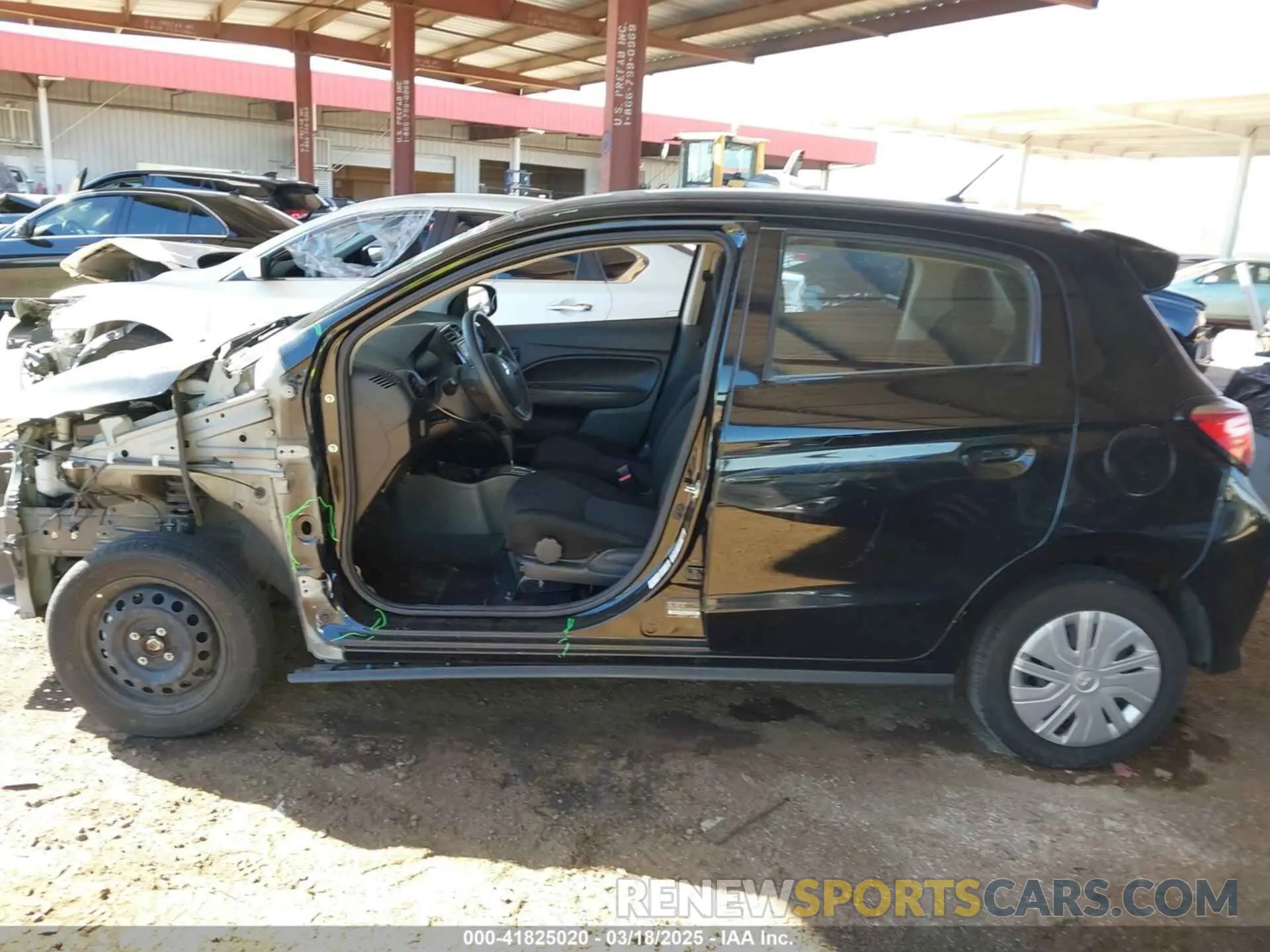 15 fotografías del automóvil dañado ML32AUHJ8MH012319 MITSUBISHI MIRAGE 2021